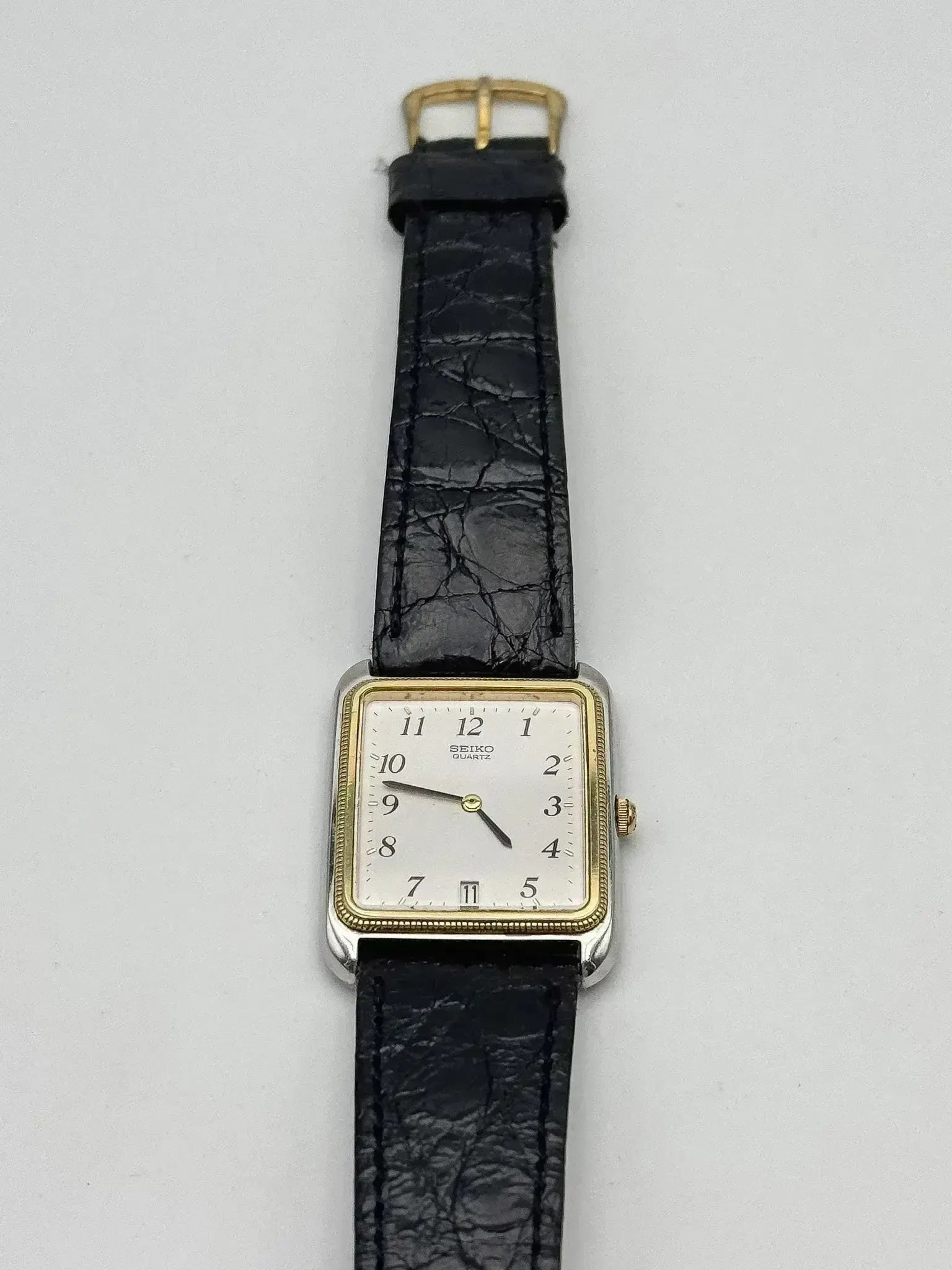 Seiko - Tank Acier Or Tressé - 1984 - Atelier Victor