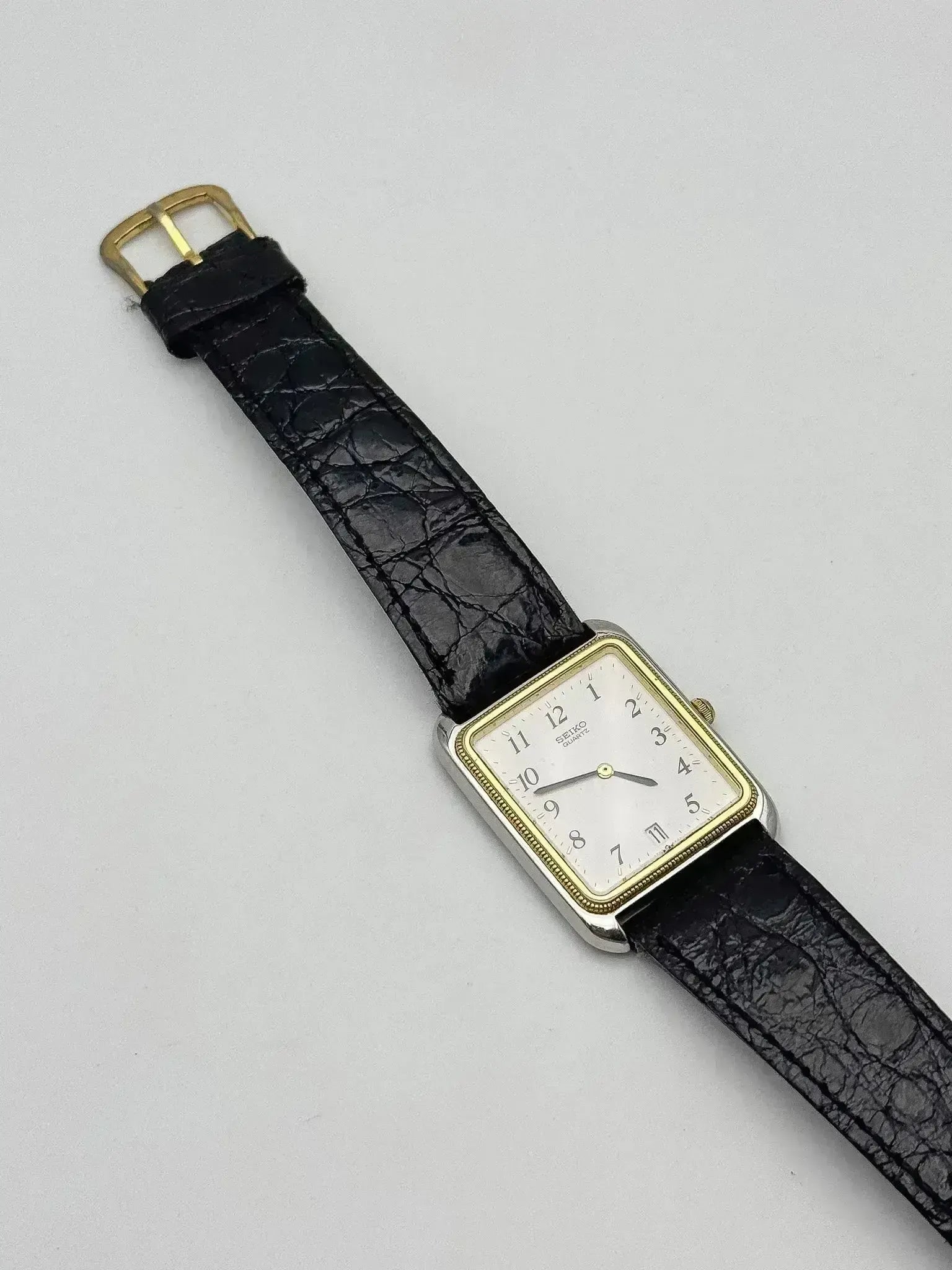 Seiko - Tank Acier Or Tressé - 1984 - Atelier Victor