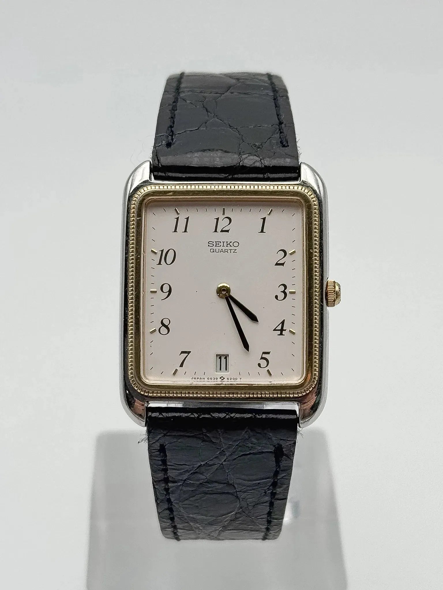 Seiko - Tank Acier Or Tressé - 1984 - Atelier Victor Paris - Vintage Watch Shop Dubai