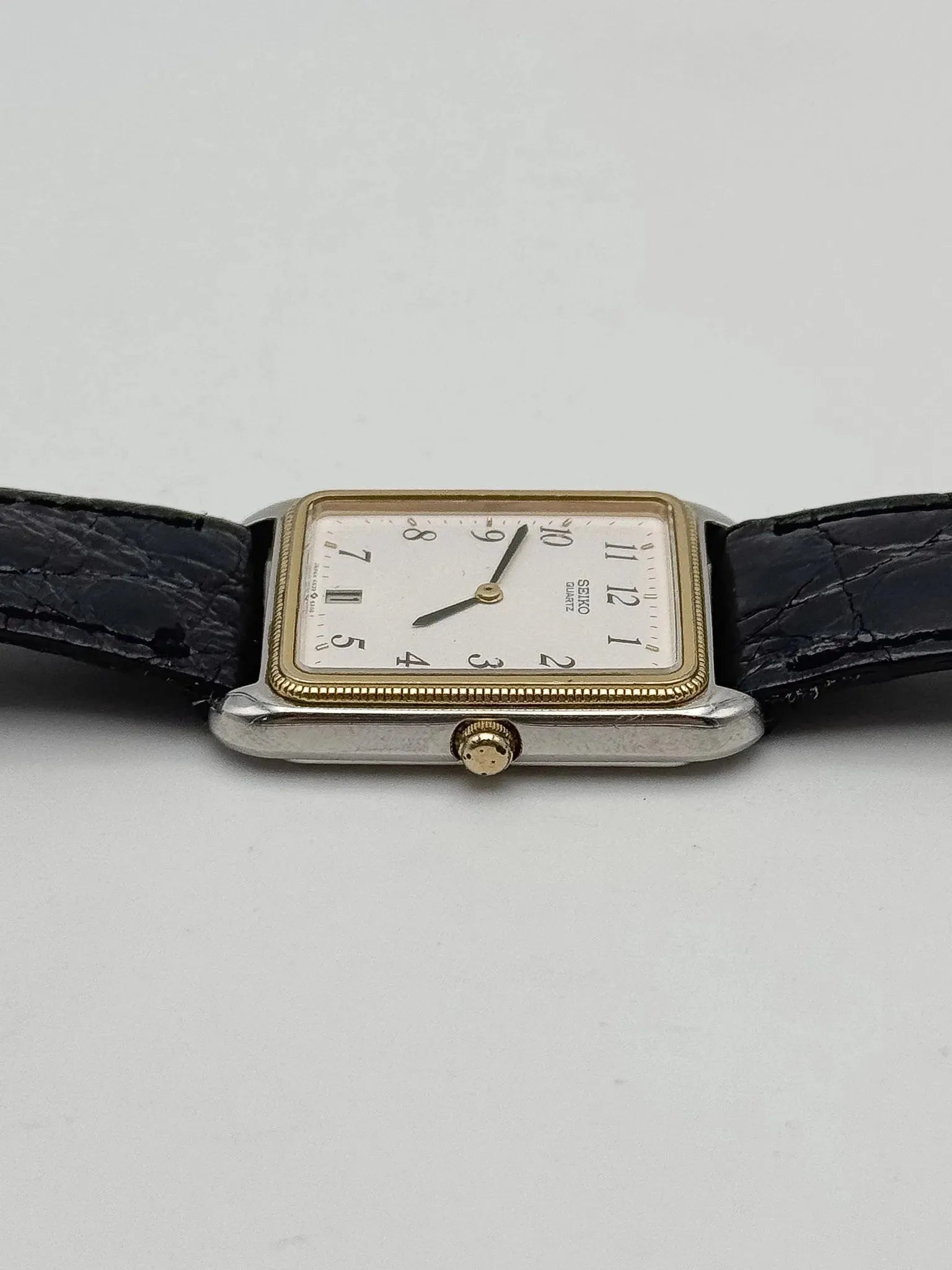 Seiko - Tank Acier Or Tressé - 1984 - Atelier Victor Paris - Vintage Watch Shop Dubai