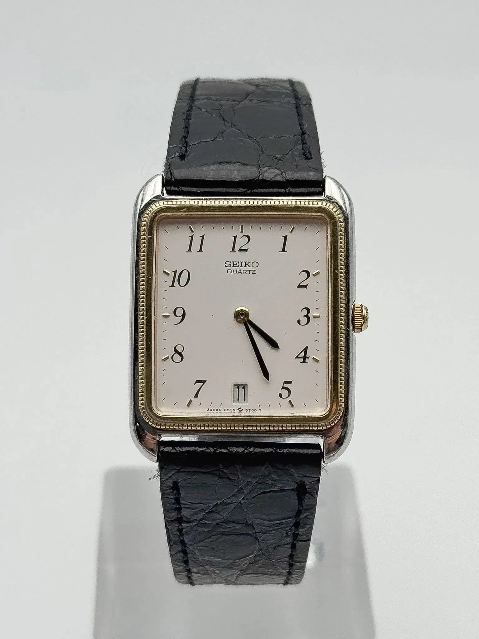 Seiko - Tank Acier Or Tressé - 1984 - Atelier Victor - Vintage Shop