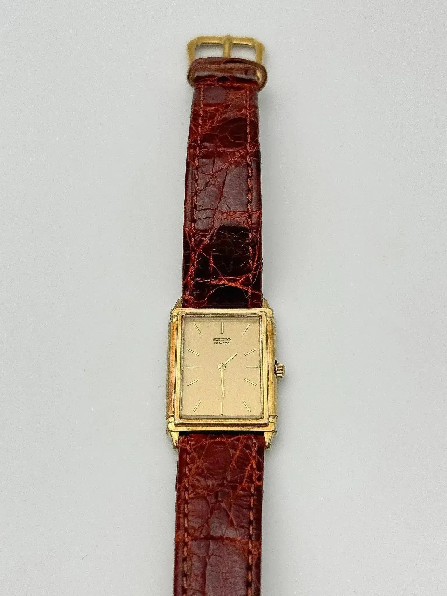 Seiko - Tank Allongée Gold - 1984 - Atelier Victor