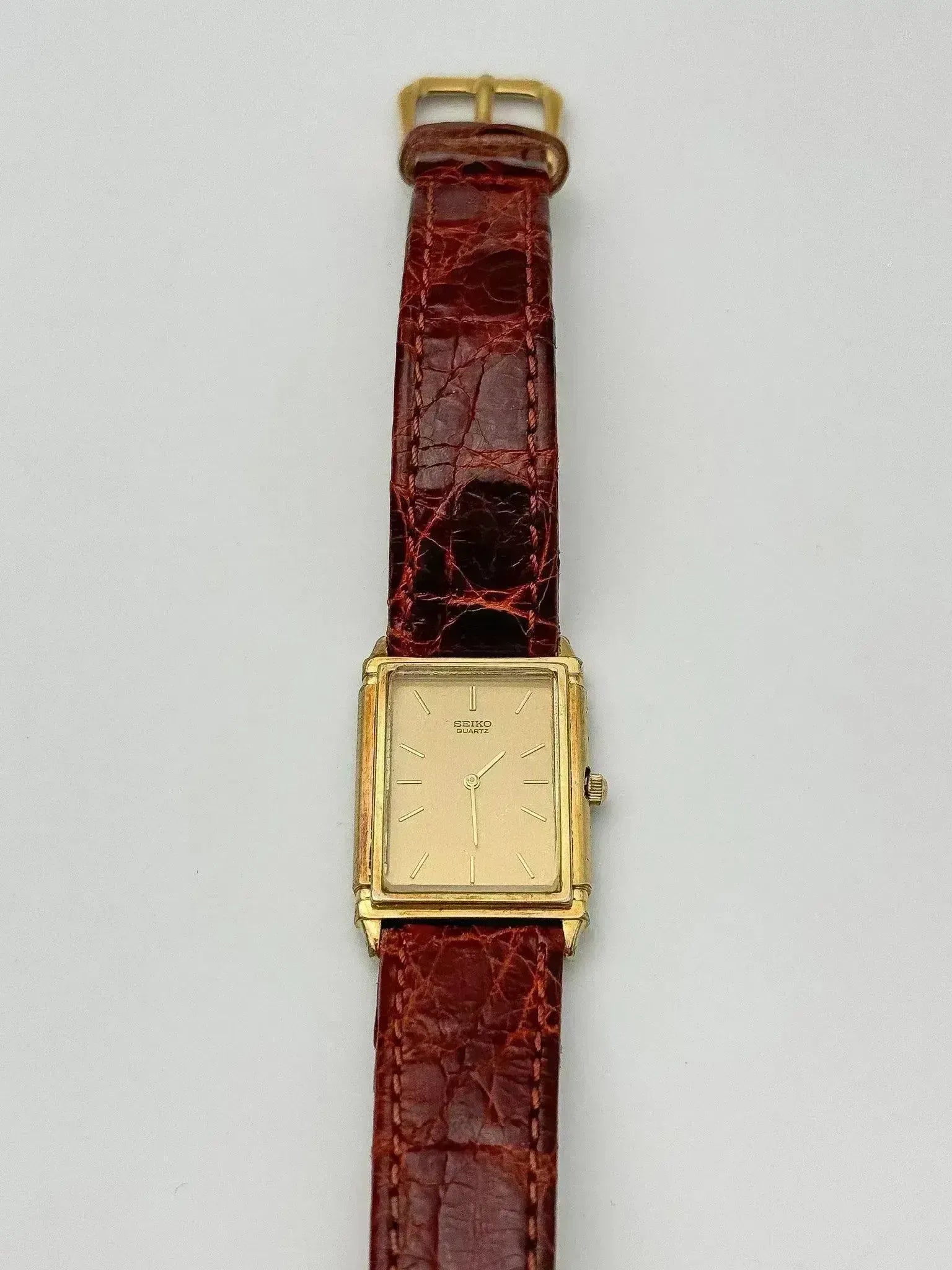 Seiko - Tank Allongée Gold - 1984 - Atelier Victor