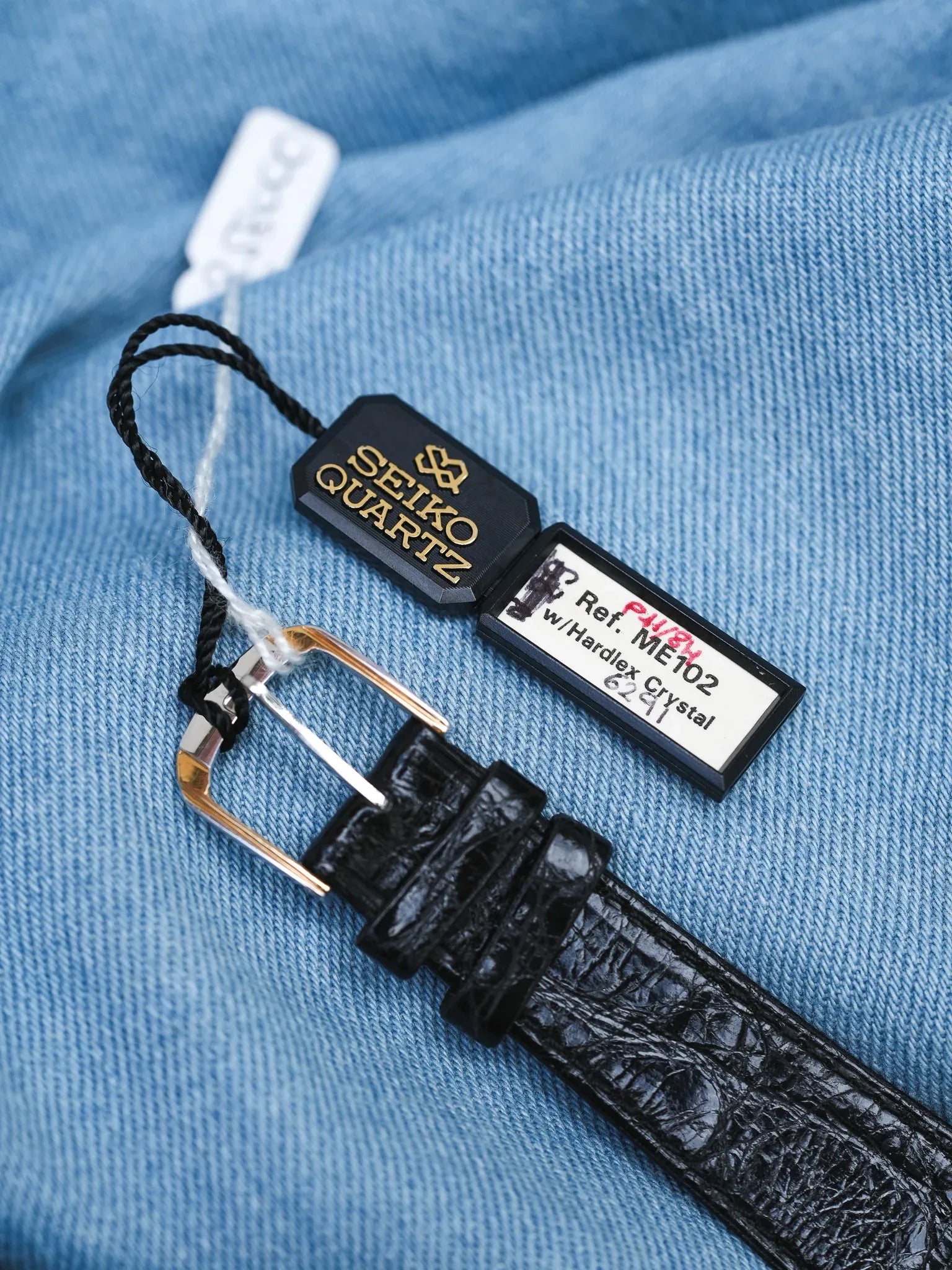 Seiko - Tank Bicolores Acier Or Crosshair - NOS - 1982 - Atelier Victor