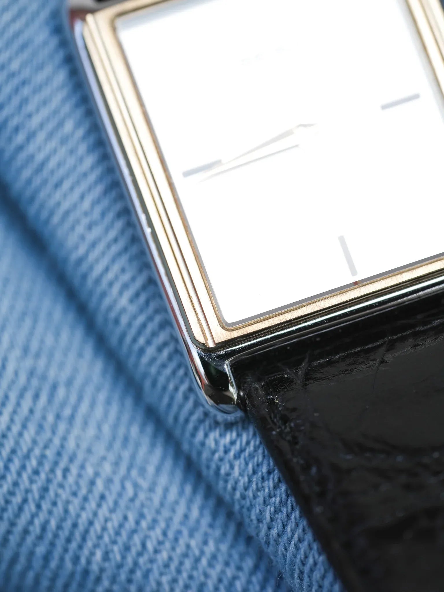 Seiko - Tank Bicolores Acier Or Crosshair - NOS - 1982 - Atelier Victor