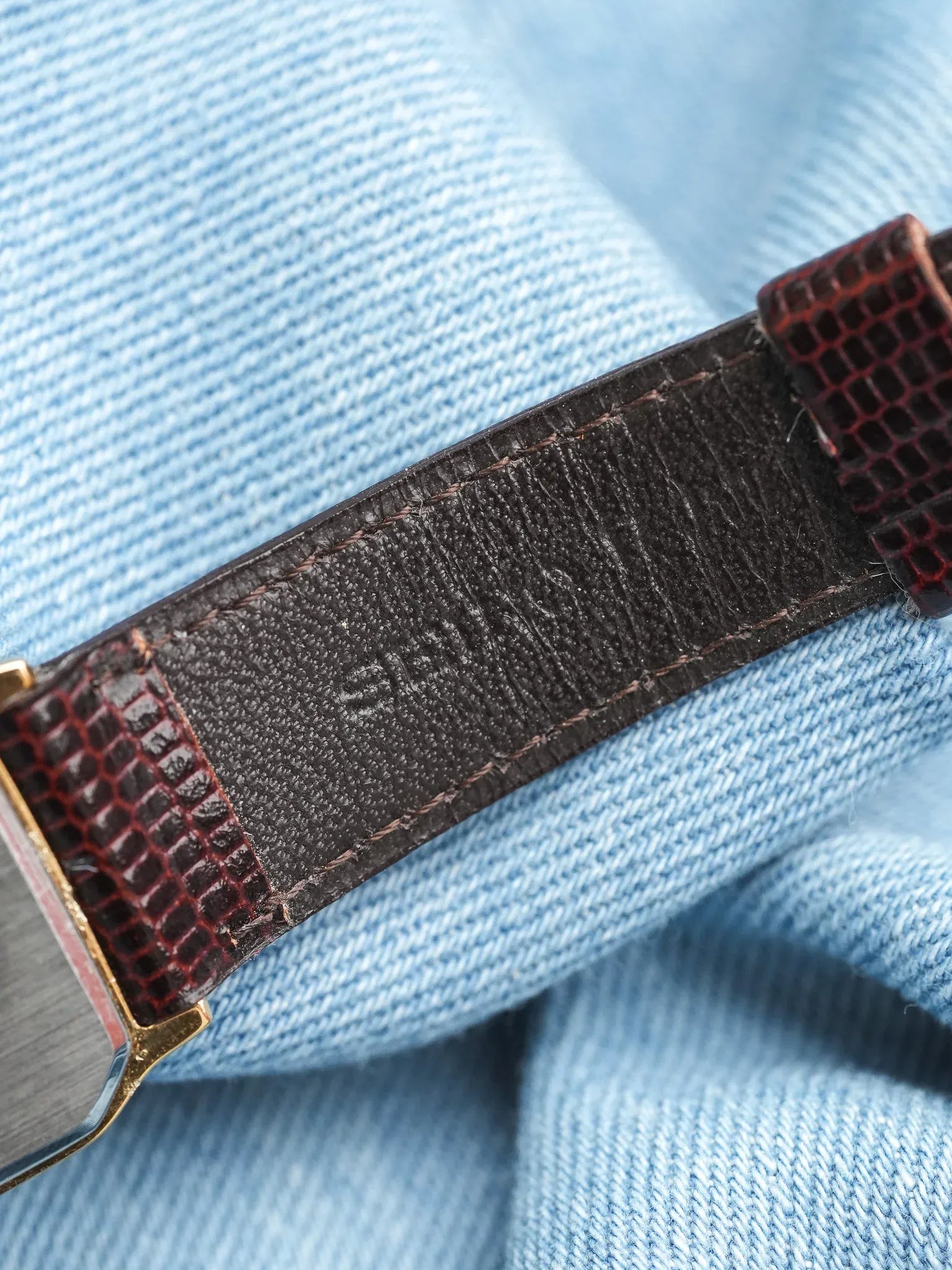 Seiko - Tank Chocolat Plaqué or - 1985 - Atelier Victor - Vintage Shop