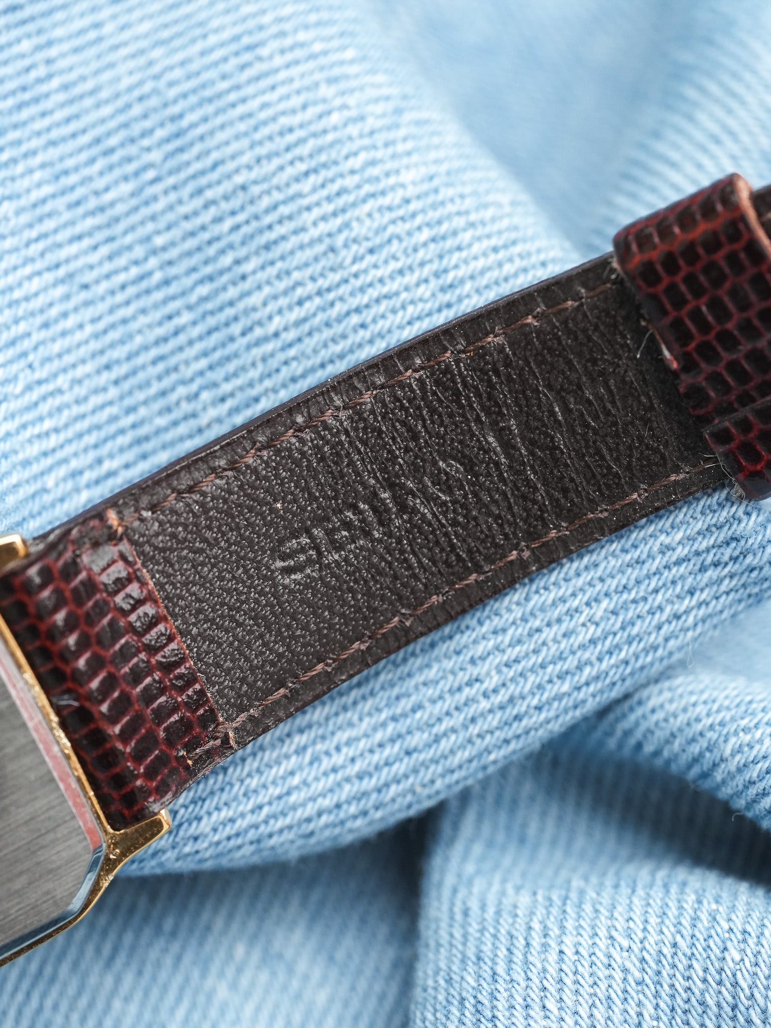 Seiko - Tank Chocolat Plaqué or - 1985 - Atelier Victor - Vintage Shop