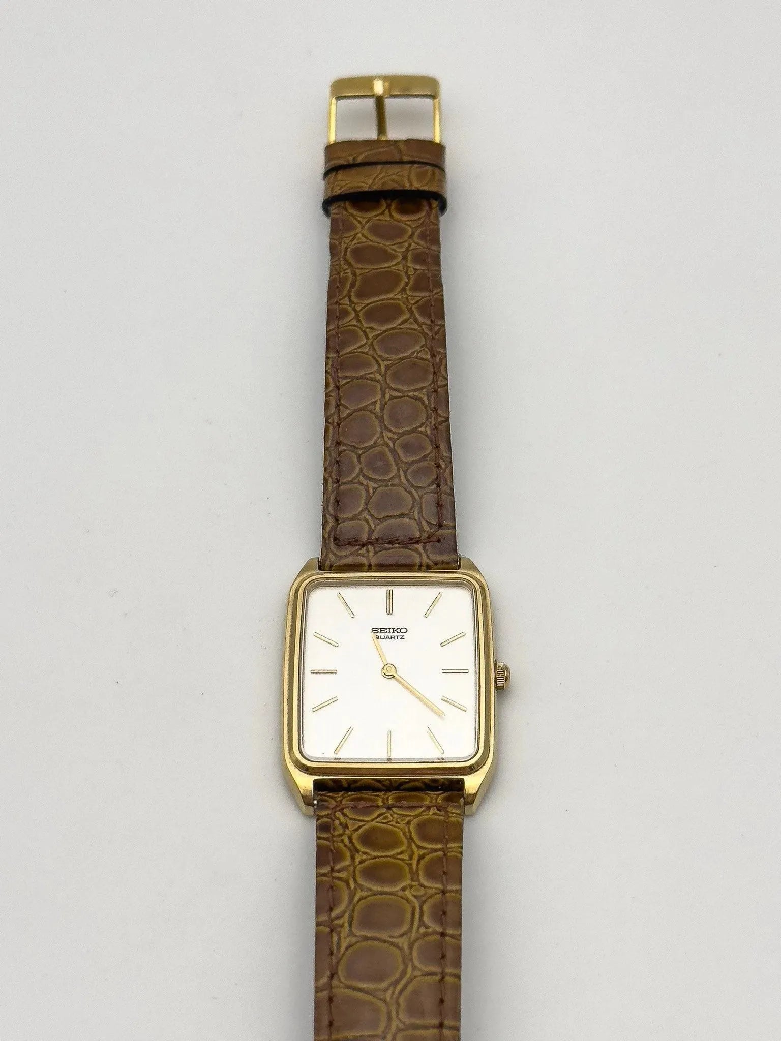 Seiko - Tank Large Gold - 1981 - Atelier Victor Paris - Vintage Watch Shop Dubai