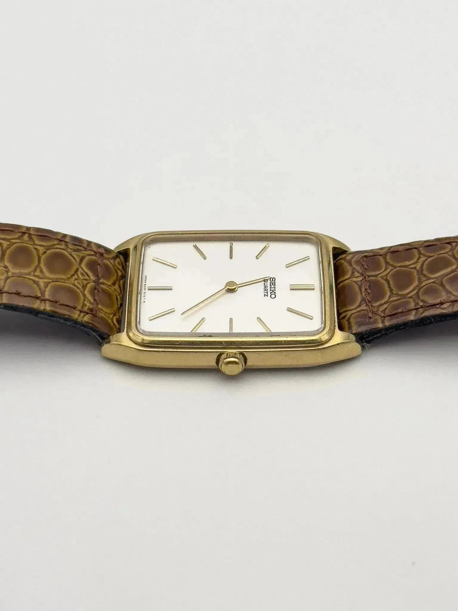 Seiko - Tank Large Gold - 1981 - Atelier Victor Paris - Vintage Watch Shop Dubai