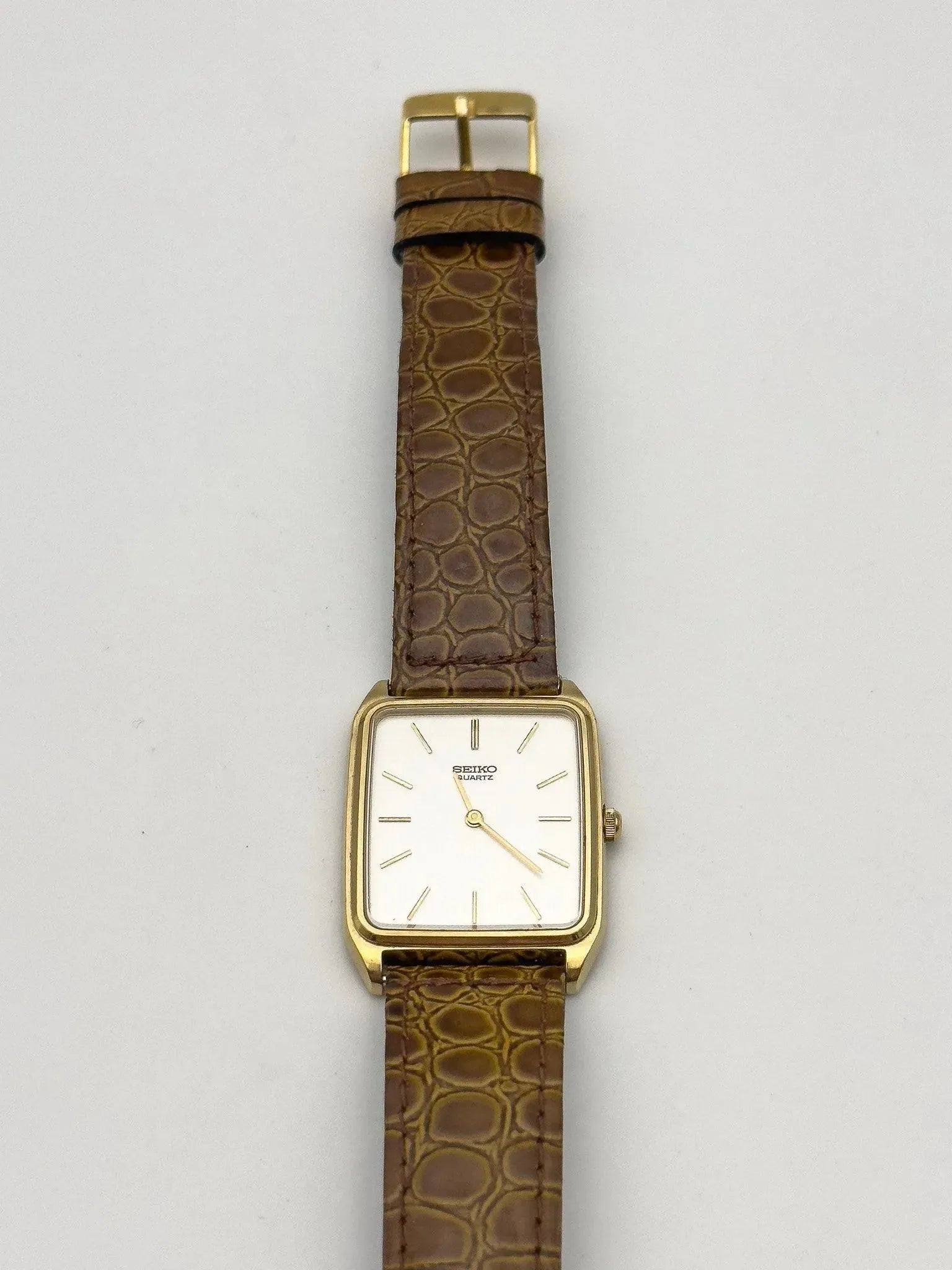 Seiko - Tank Large Gold - 1981 - Atelier Victor - Vintage Shop