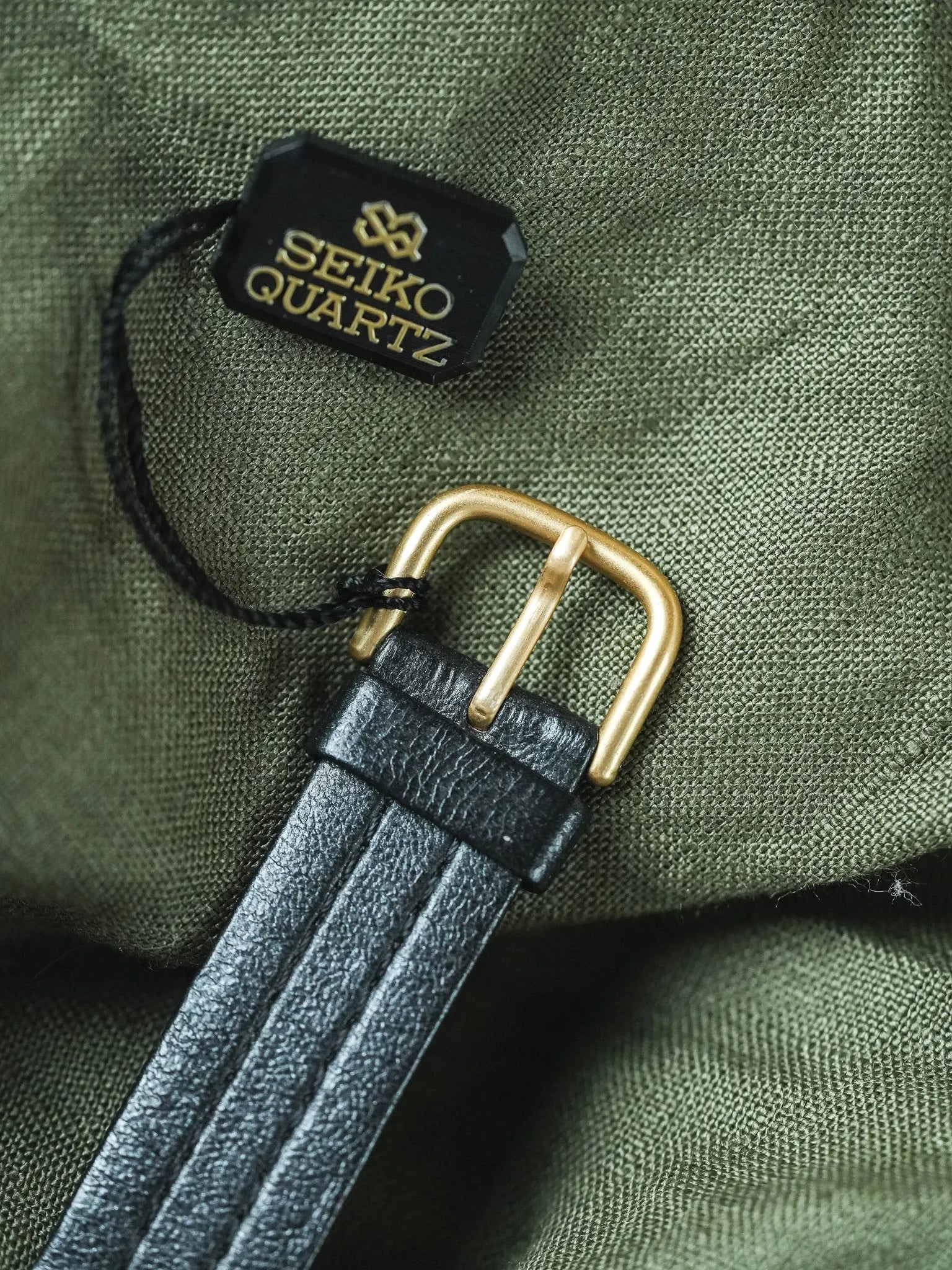 Seiko - Tank Noir Diagonale - 1996 - Atelier Victor