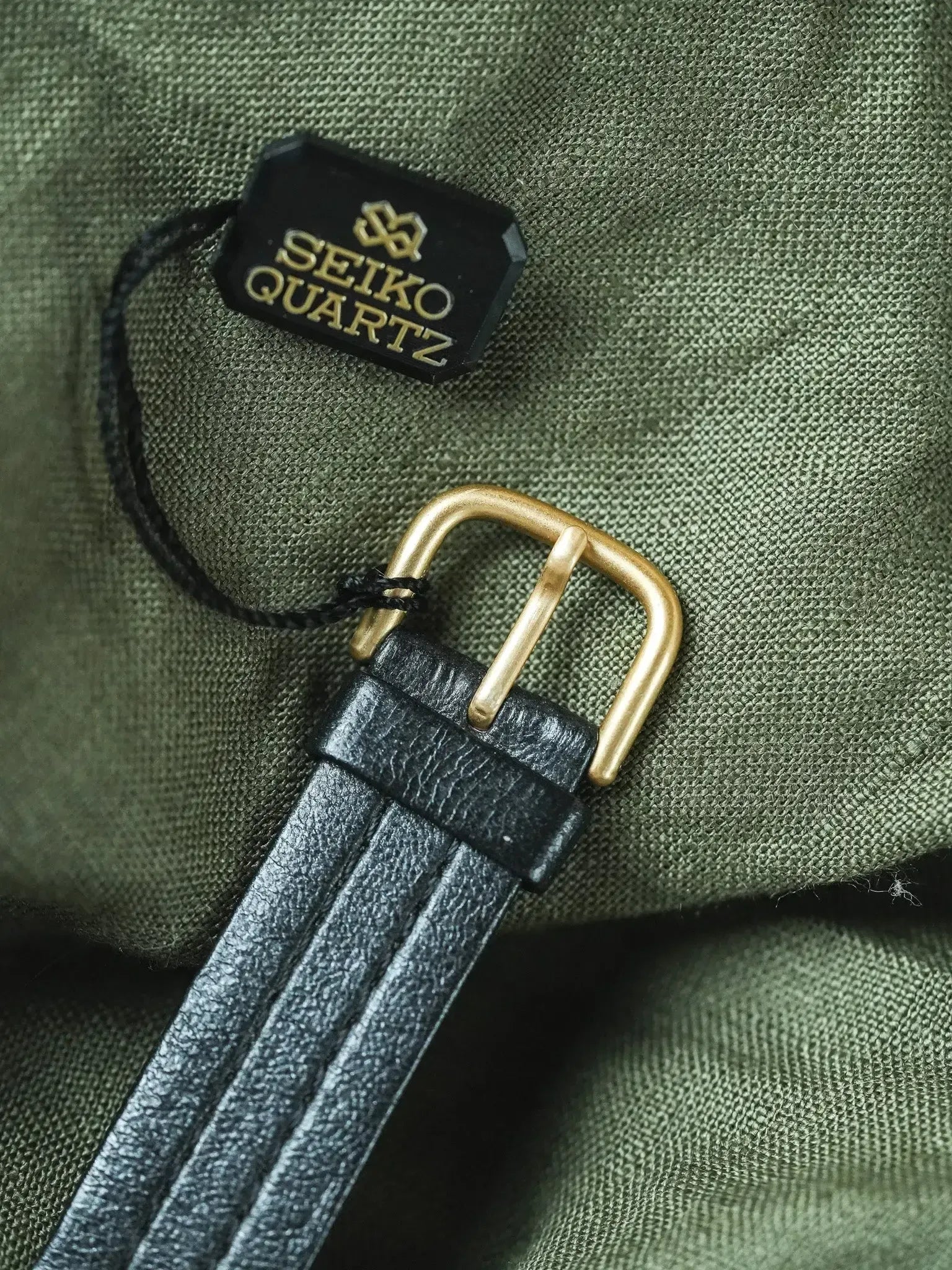 Seiko - Tank Noir Diagonale - 1996 - Atelier Victor