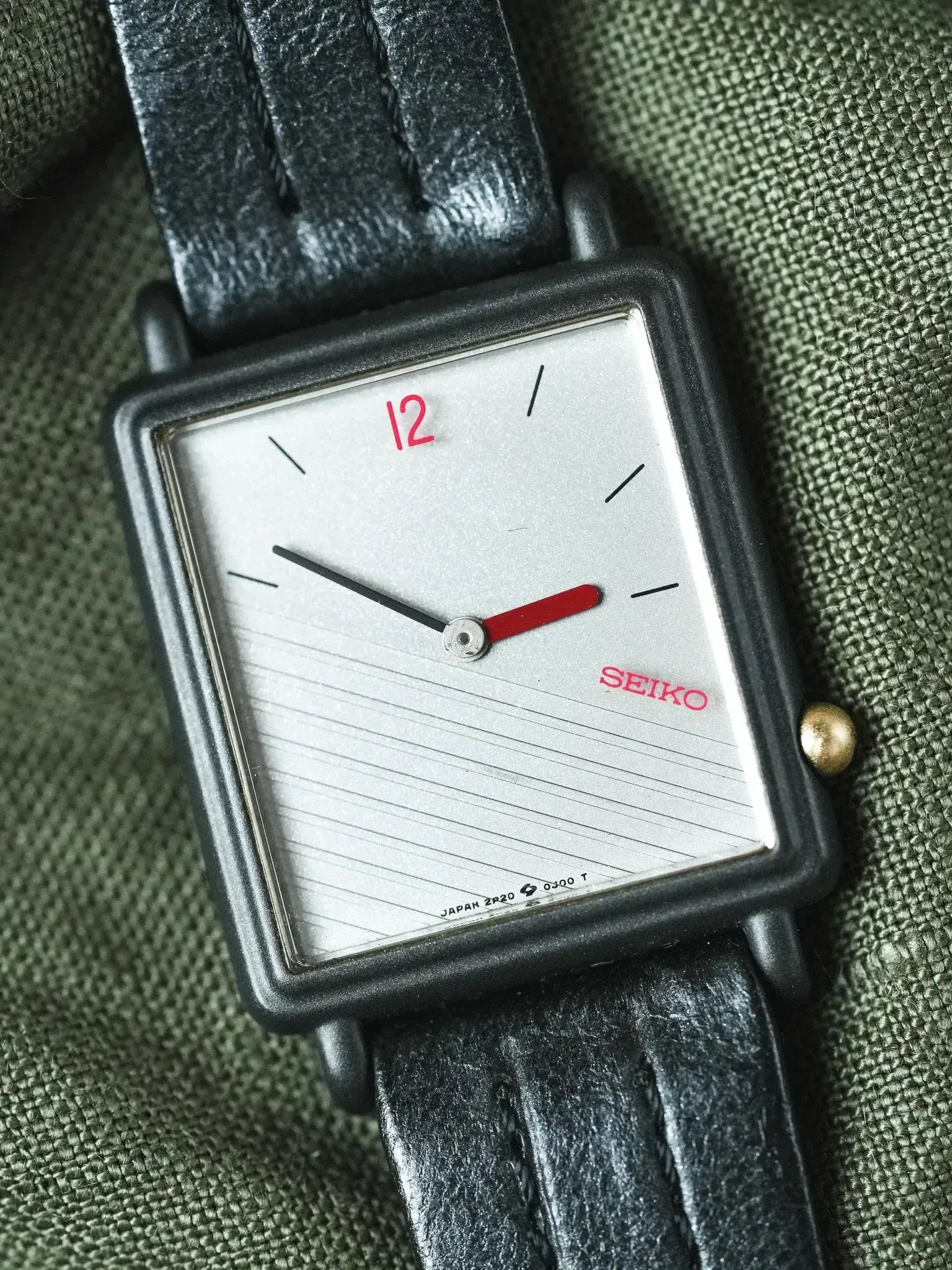 Seiko - Tank Noir Diagonale - 1996 - Atelier Victor