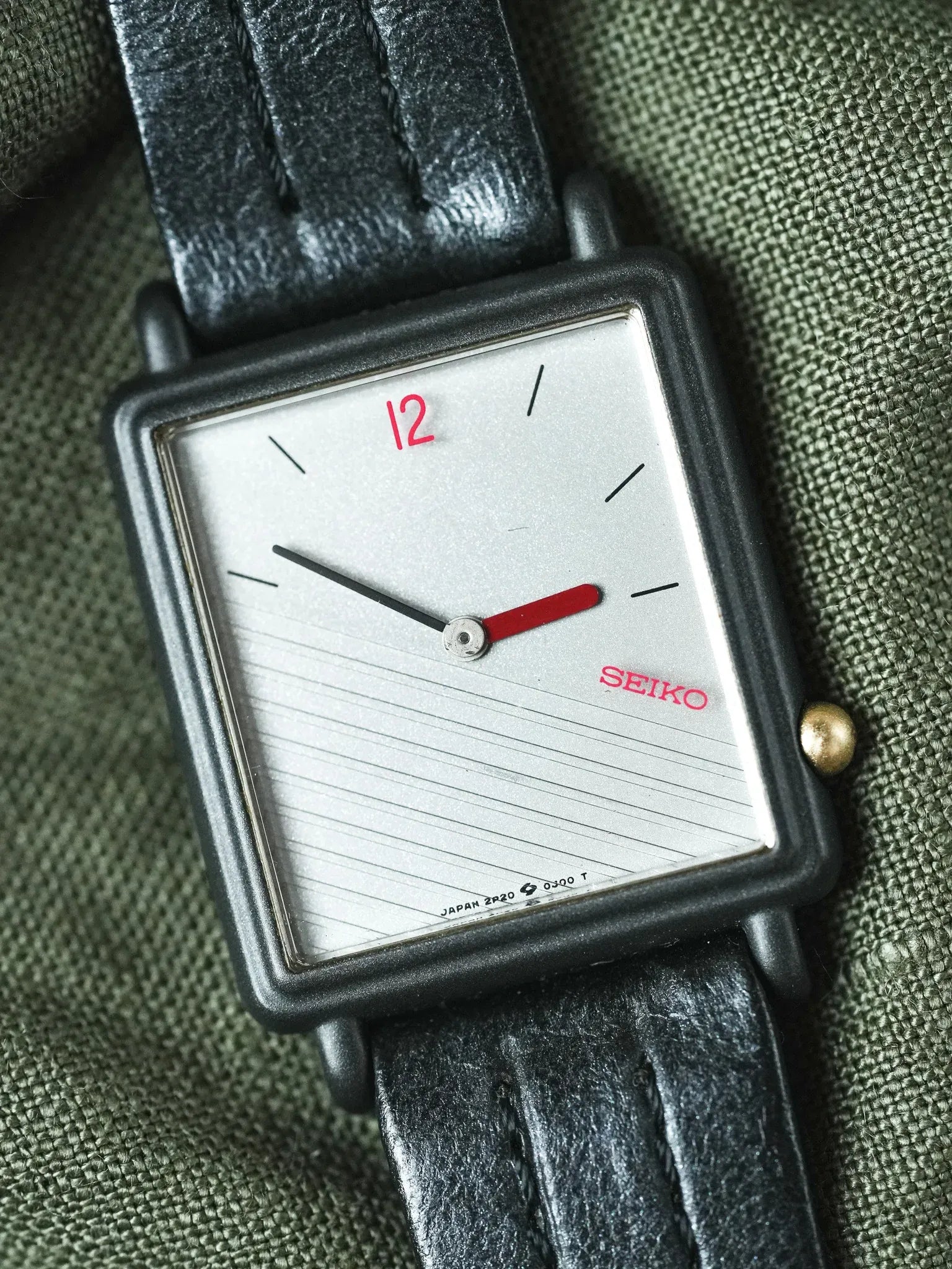 Seiko - Tank Noir Diagonale - 1996 - Atelier Victor - Vintage Shop
