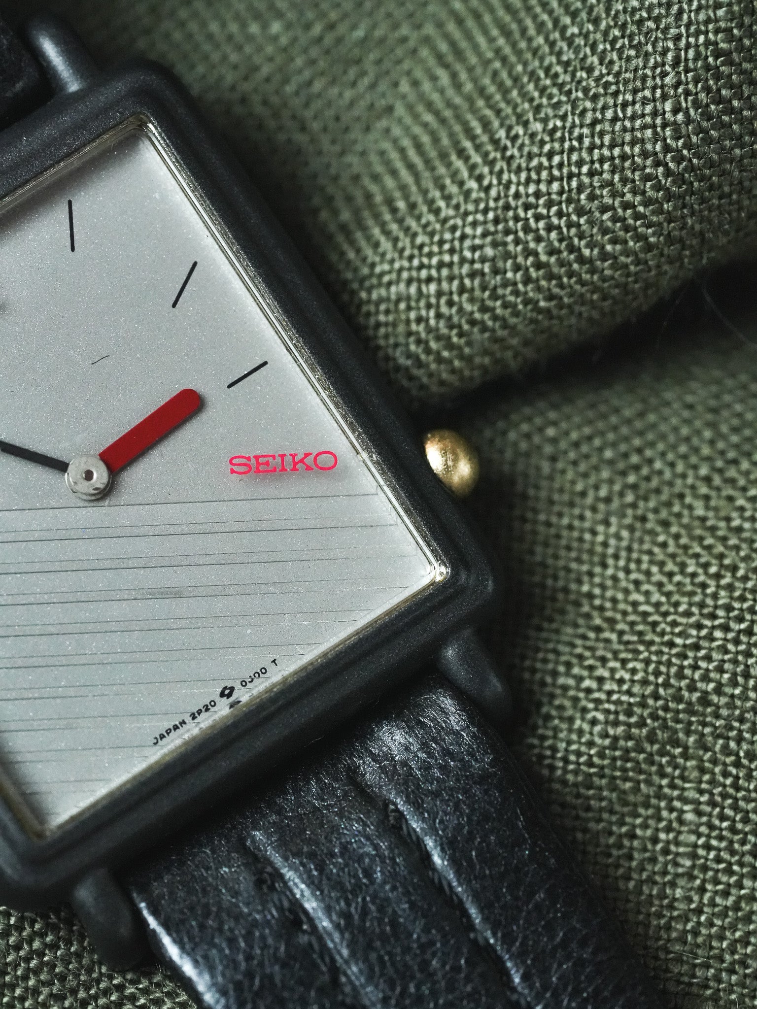 Seiko - Tank Noir Diagonale - 1996 - Atelier Victor - Vintage Shop