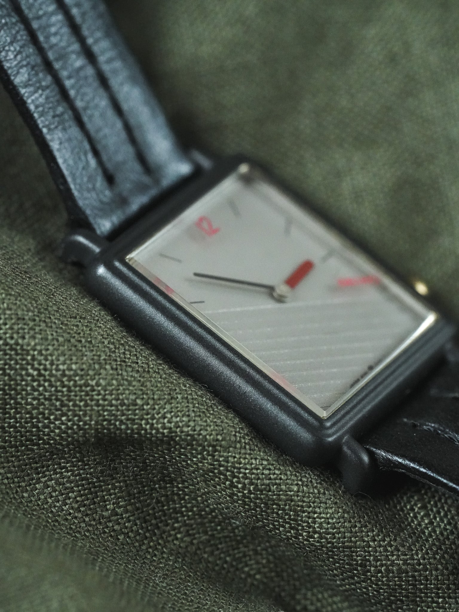 Seiko - Tank Noir Diagonale - 1996 - Atelier Victor - Vintage Shop
