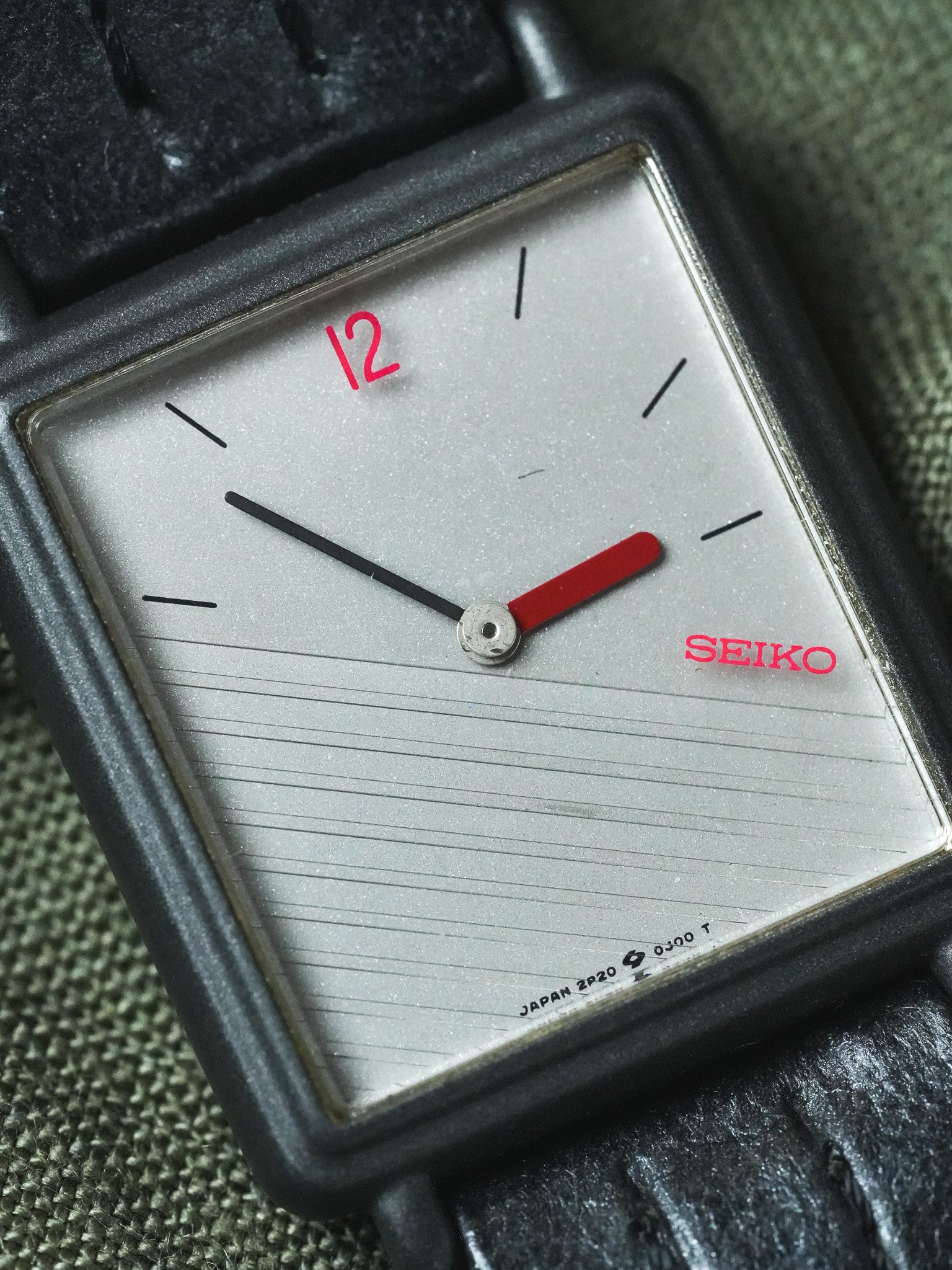 Seiko - Tank Noir Diagonale - 1996 - Atelier Victor - Vintage Shop