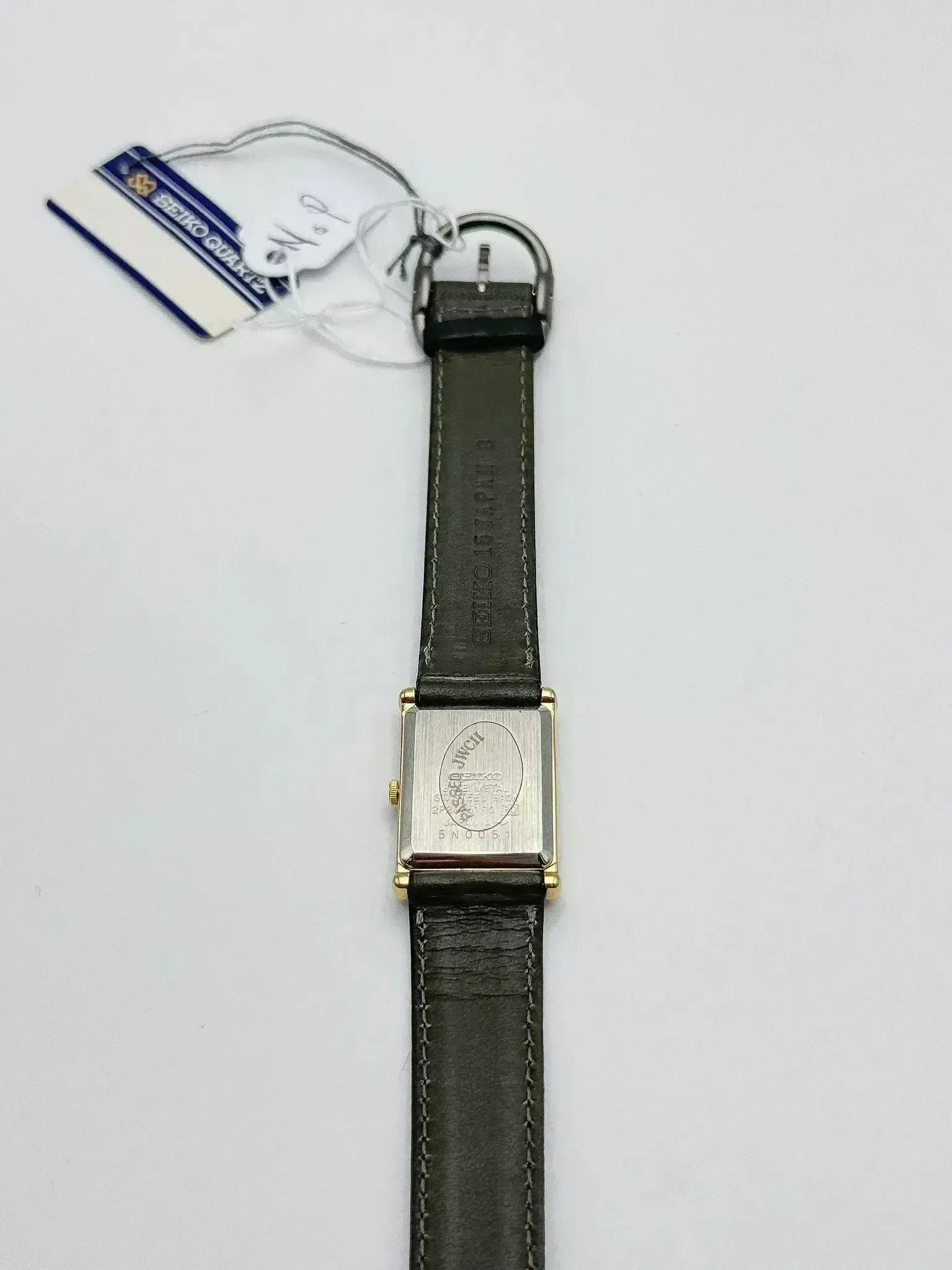 Seiko - Tank Noir Doré Dots - NOS - 1995 - Atelier Victor