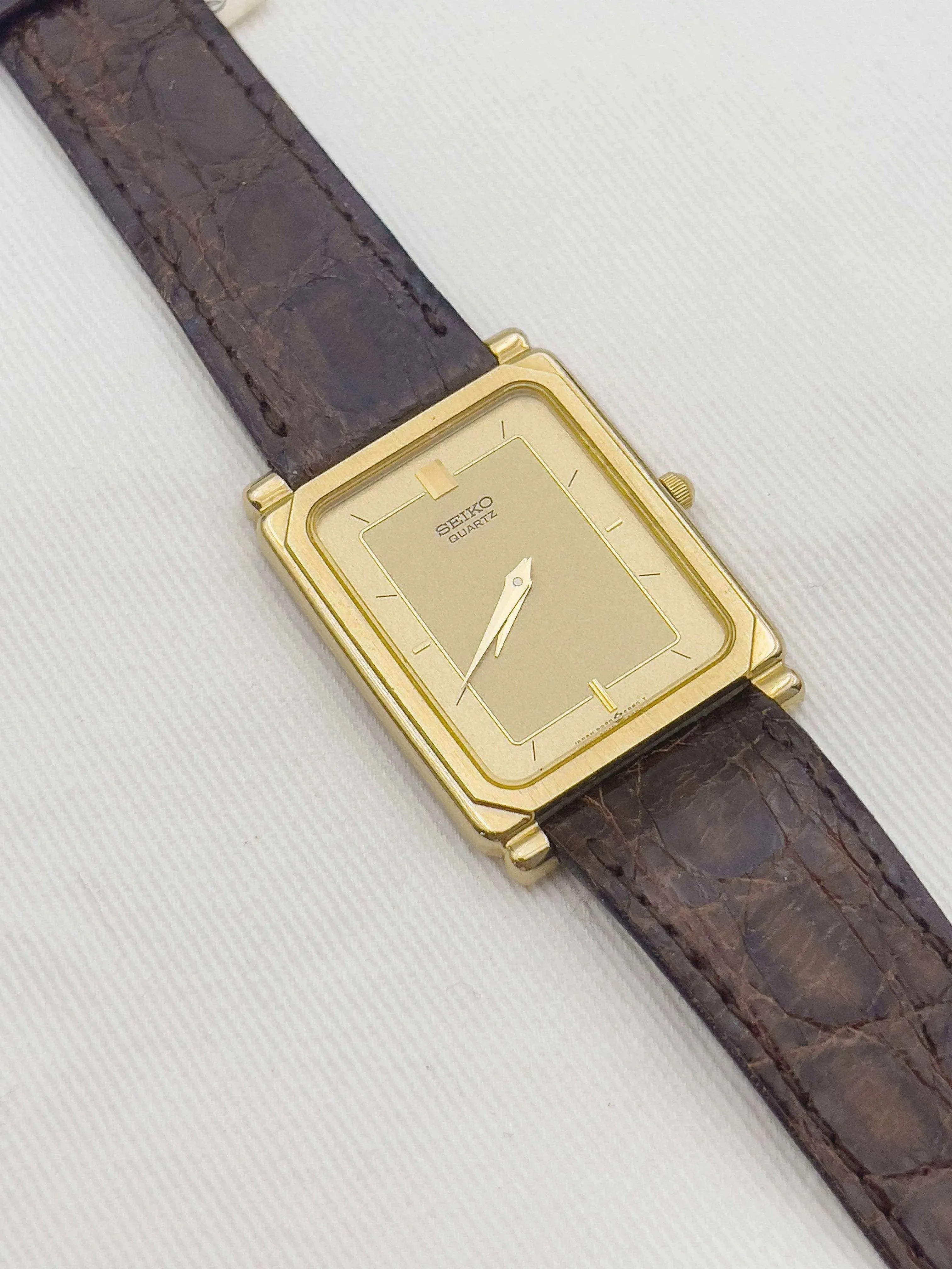 Seiko - Tank NOS - 1985 - Atelier Victor Paris - Vintage Watch Shop Dubai