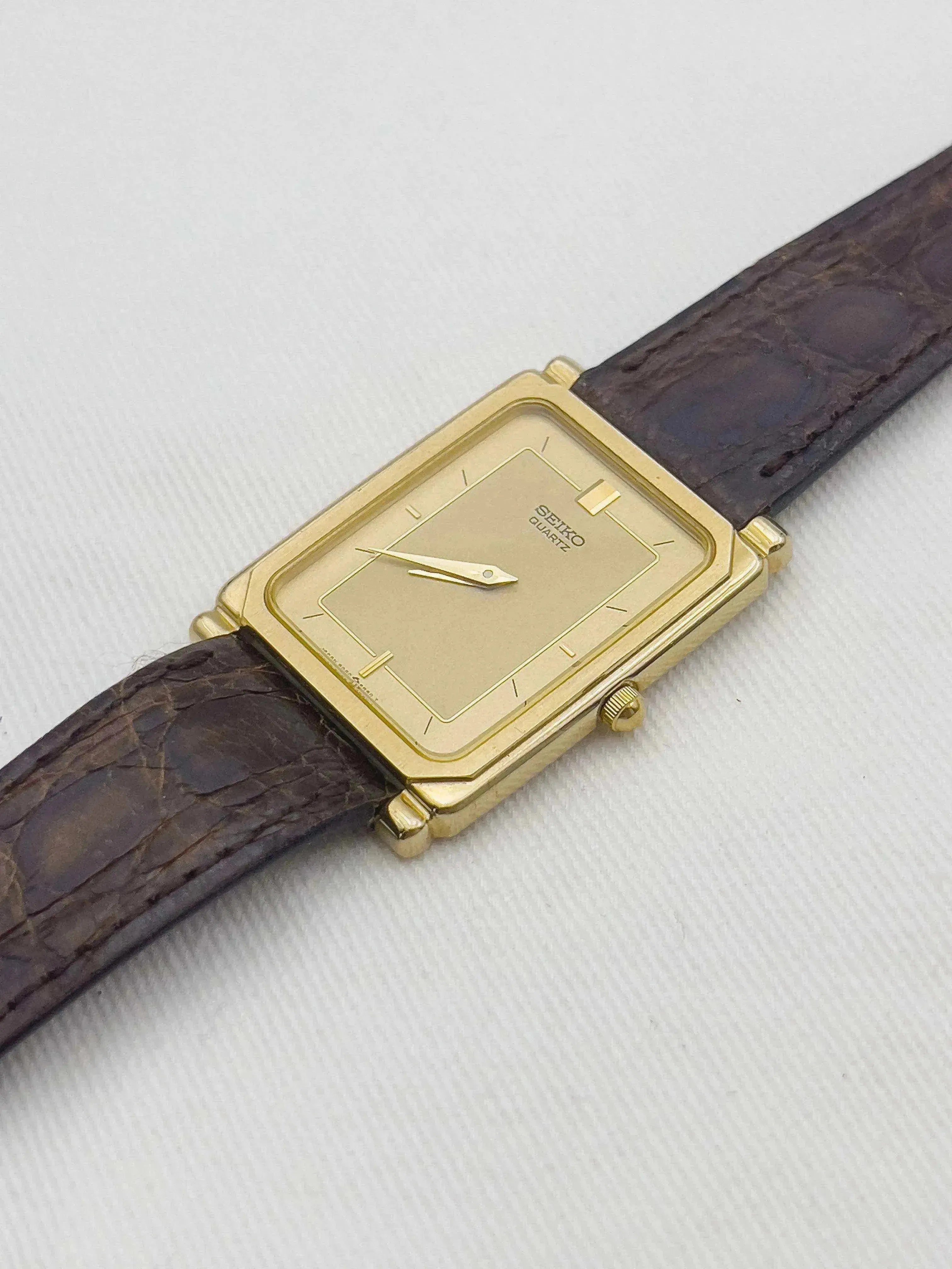 Seiko - Tank NOS - 1985 - Atelier Victor Paris - Vintage Watch Shop Dubai