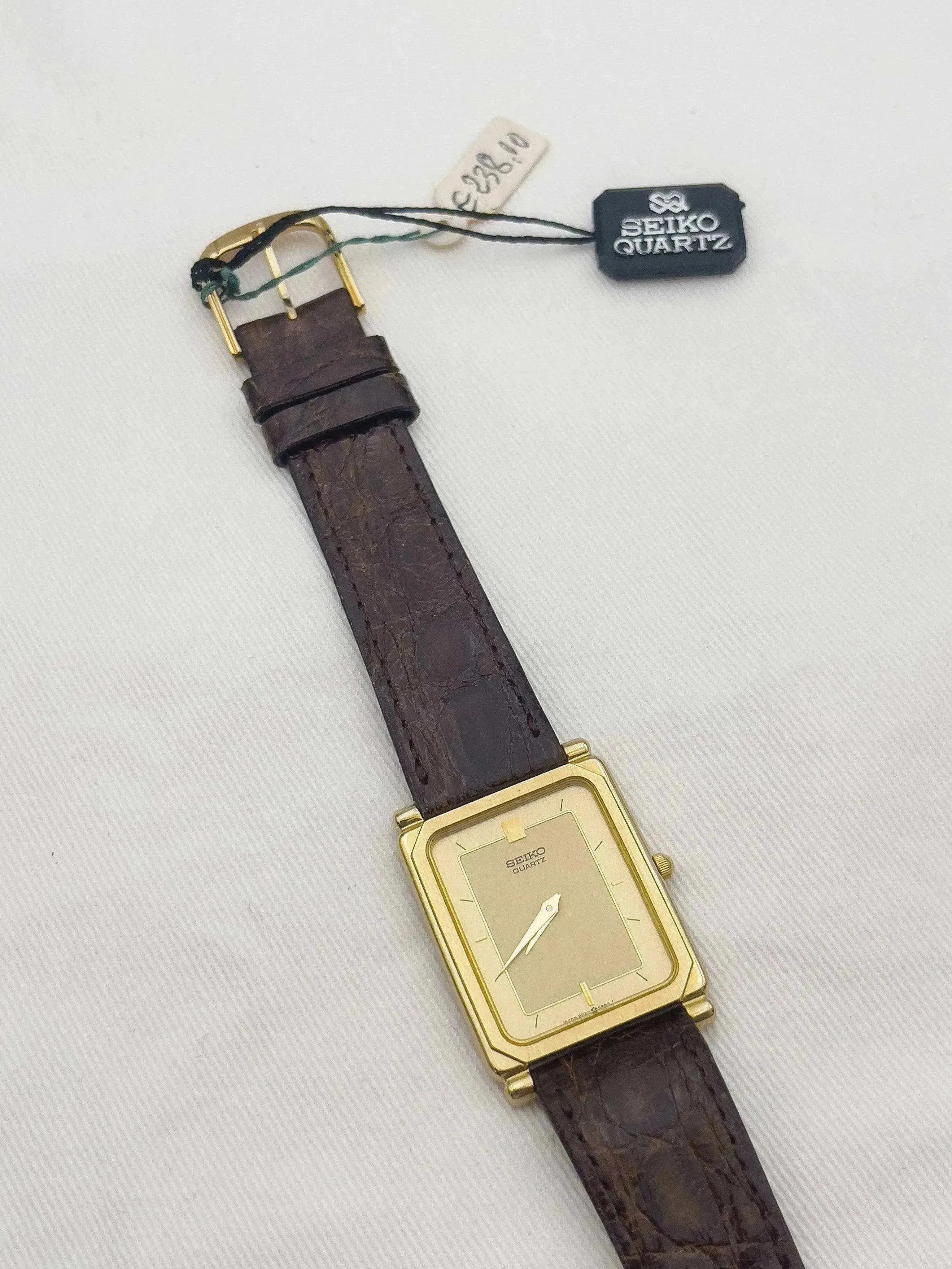 Seiko - Tank NOS - 1985 - Atelier Victor Paris - Vintage Watch Shop Dubai