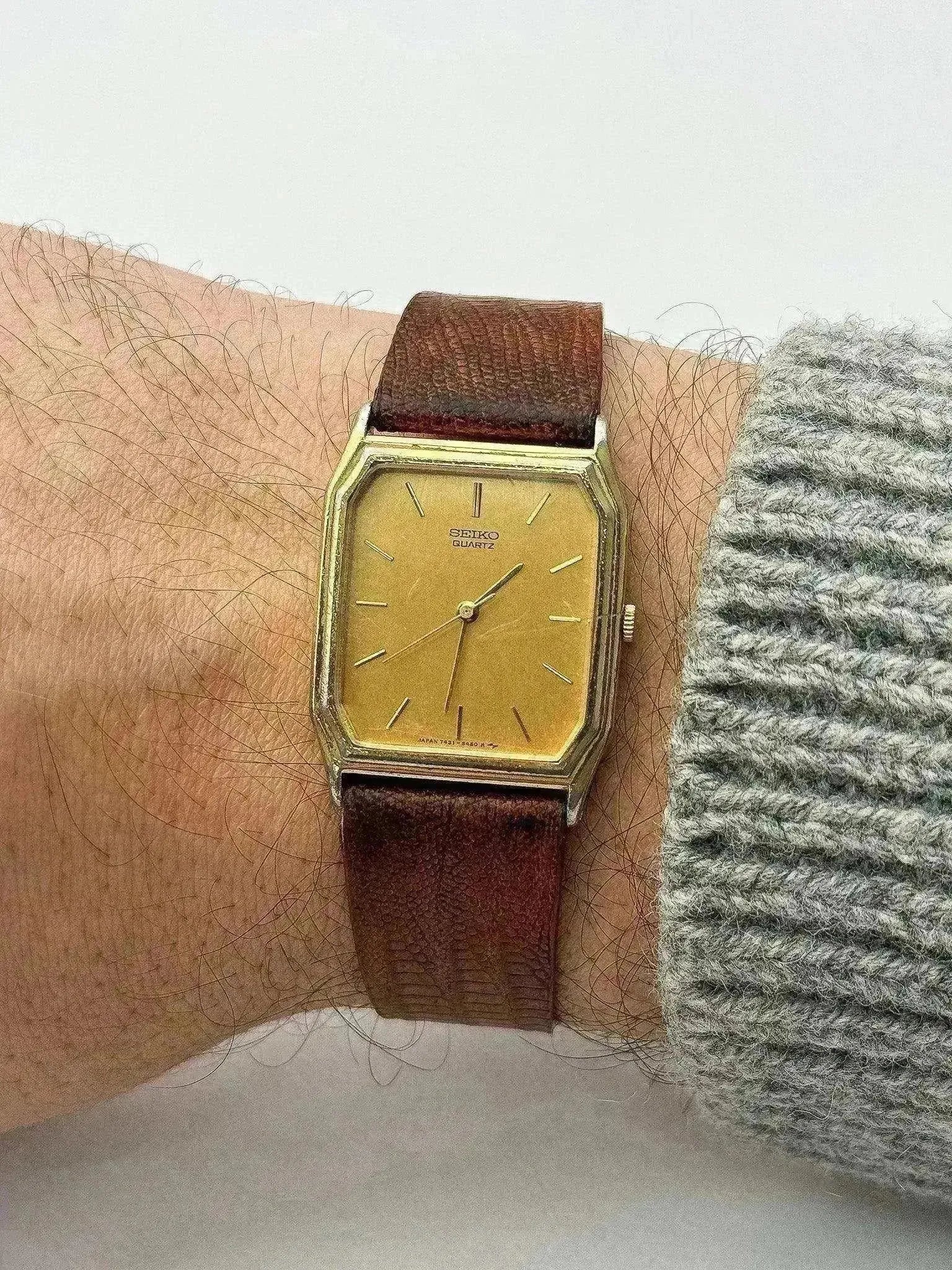 Seiko - Tank Octagon Gold - 1984 - Atelier Victor