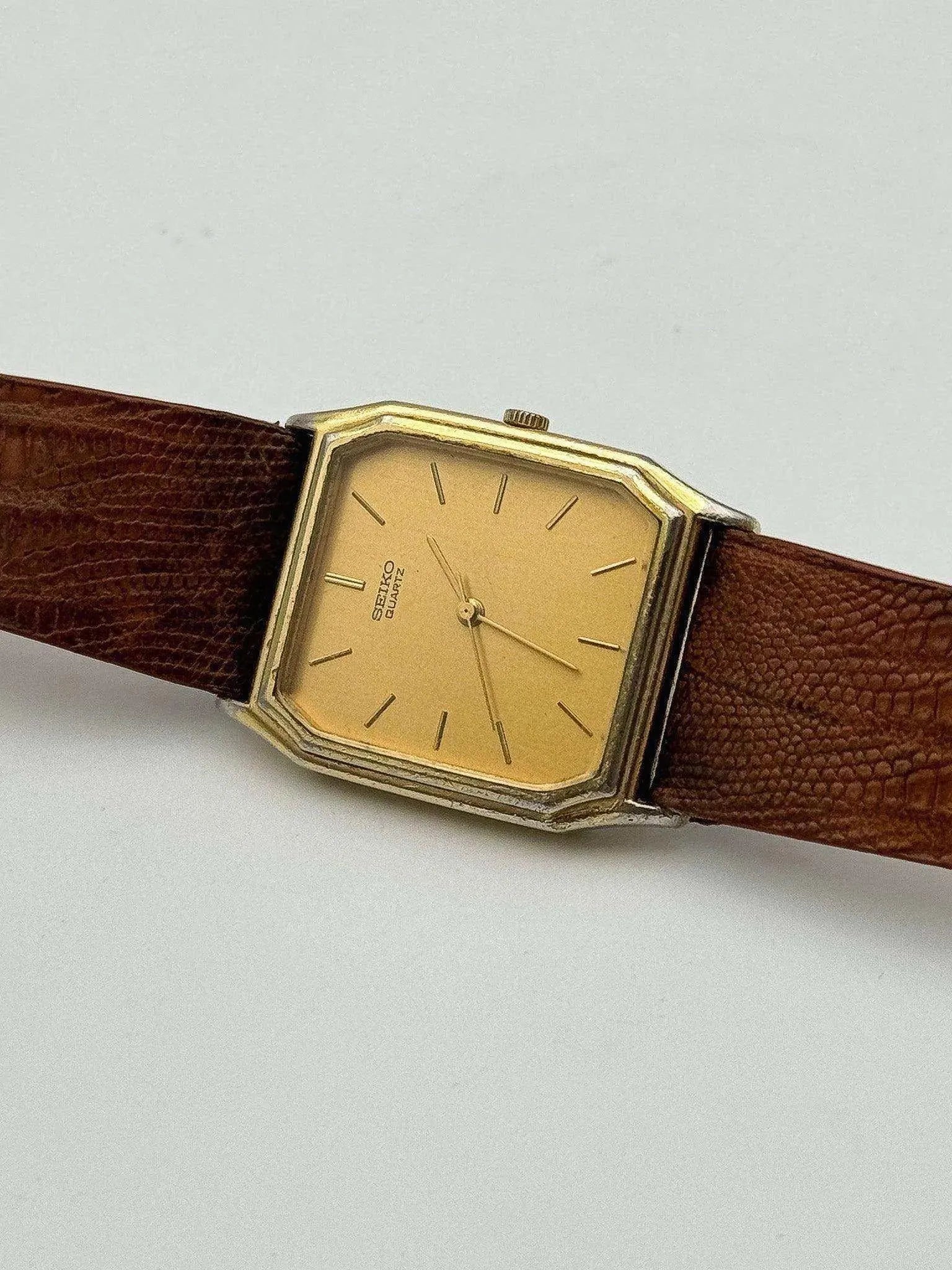 Seiko - Tank Octagon Gold - 1984 - Atelier Victor Paris - Vintage Watch Shop Dubai