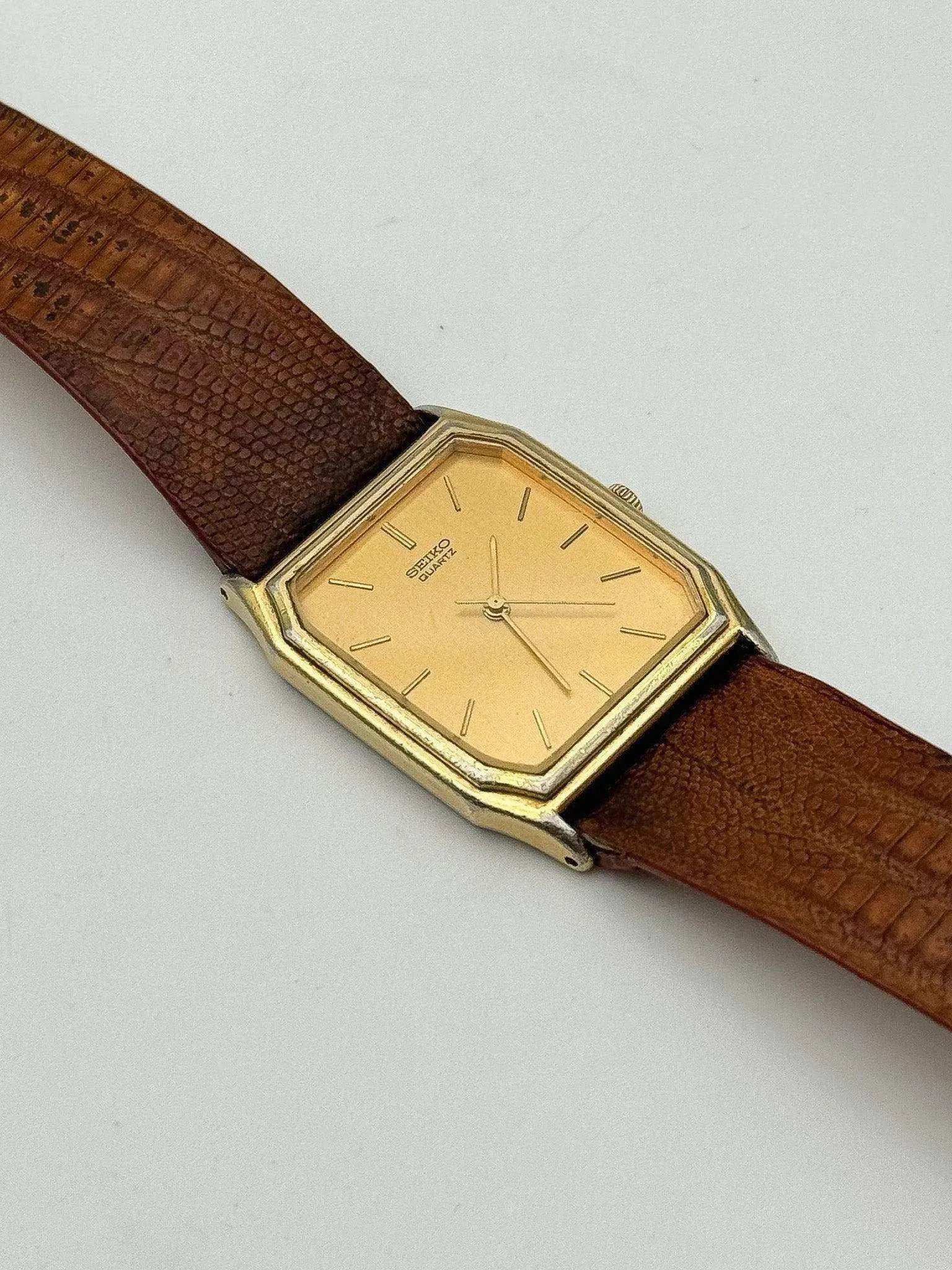 Seiko - Tank Octagon Gold - 1984 - Atelier Victor Paris - Vintage Watch Shop Dubai
