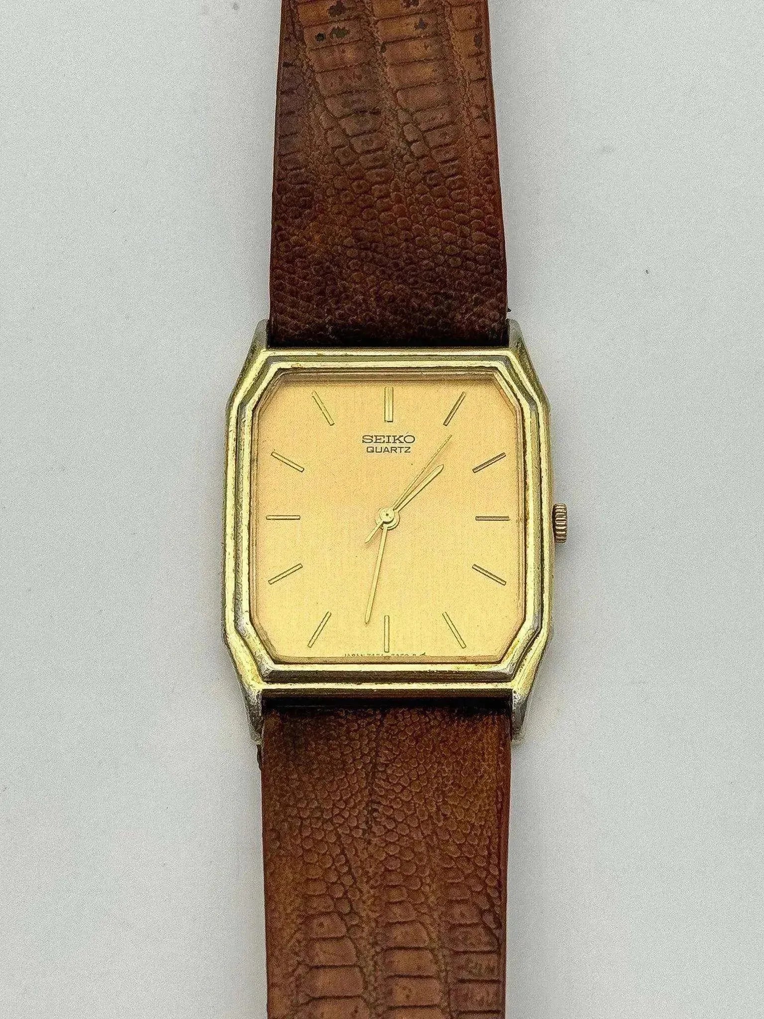 Seiko - Tank Octagon Gold - 1984 - Atelier Victor Paris - Vintage Watch Shop Dubai