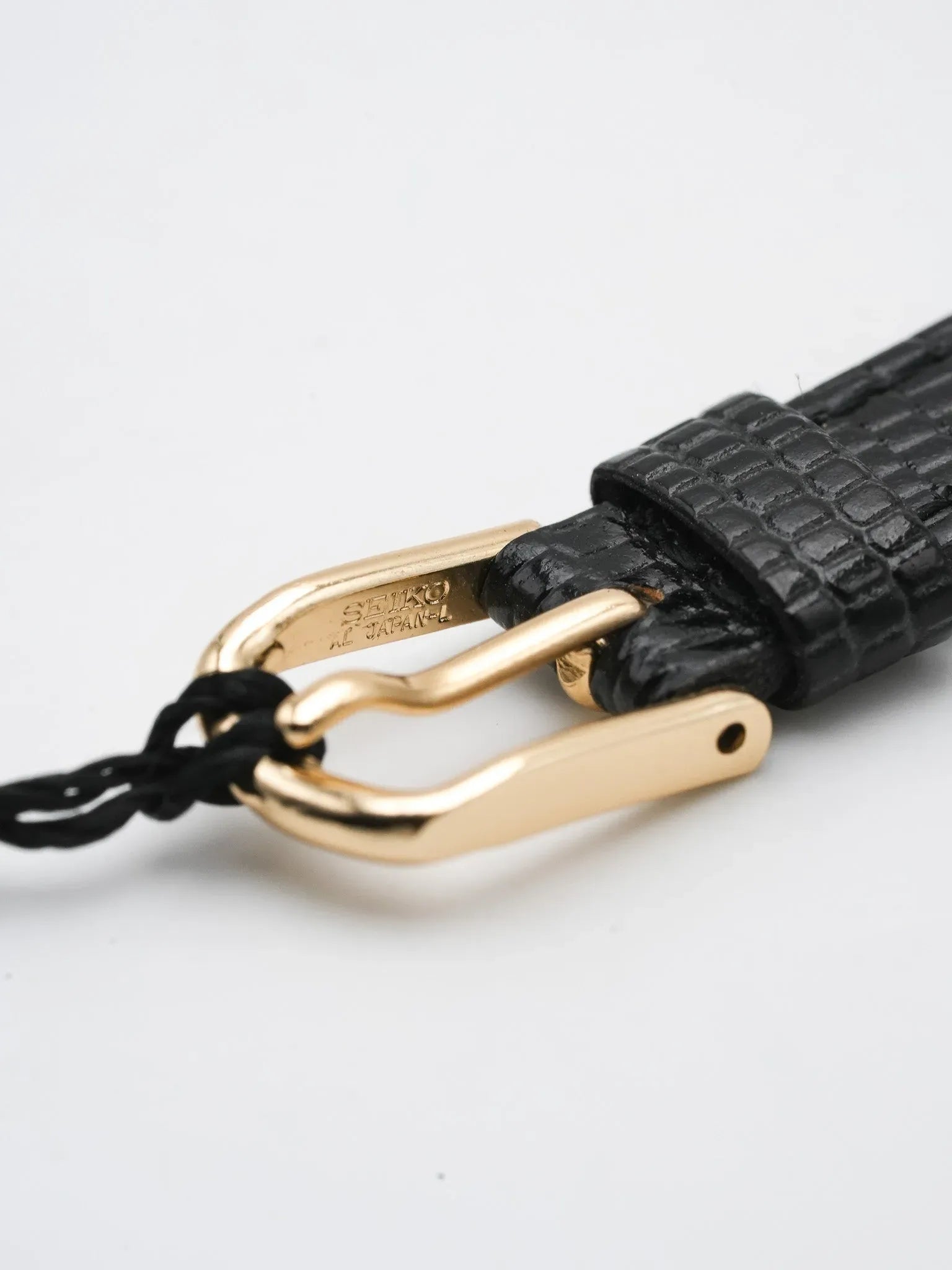 Seiko - Tank Octogonale Tapisserie Plaqué or Femme - NOS - 1995 - Atelier Victor