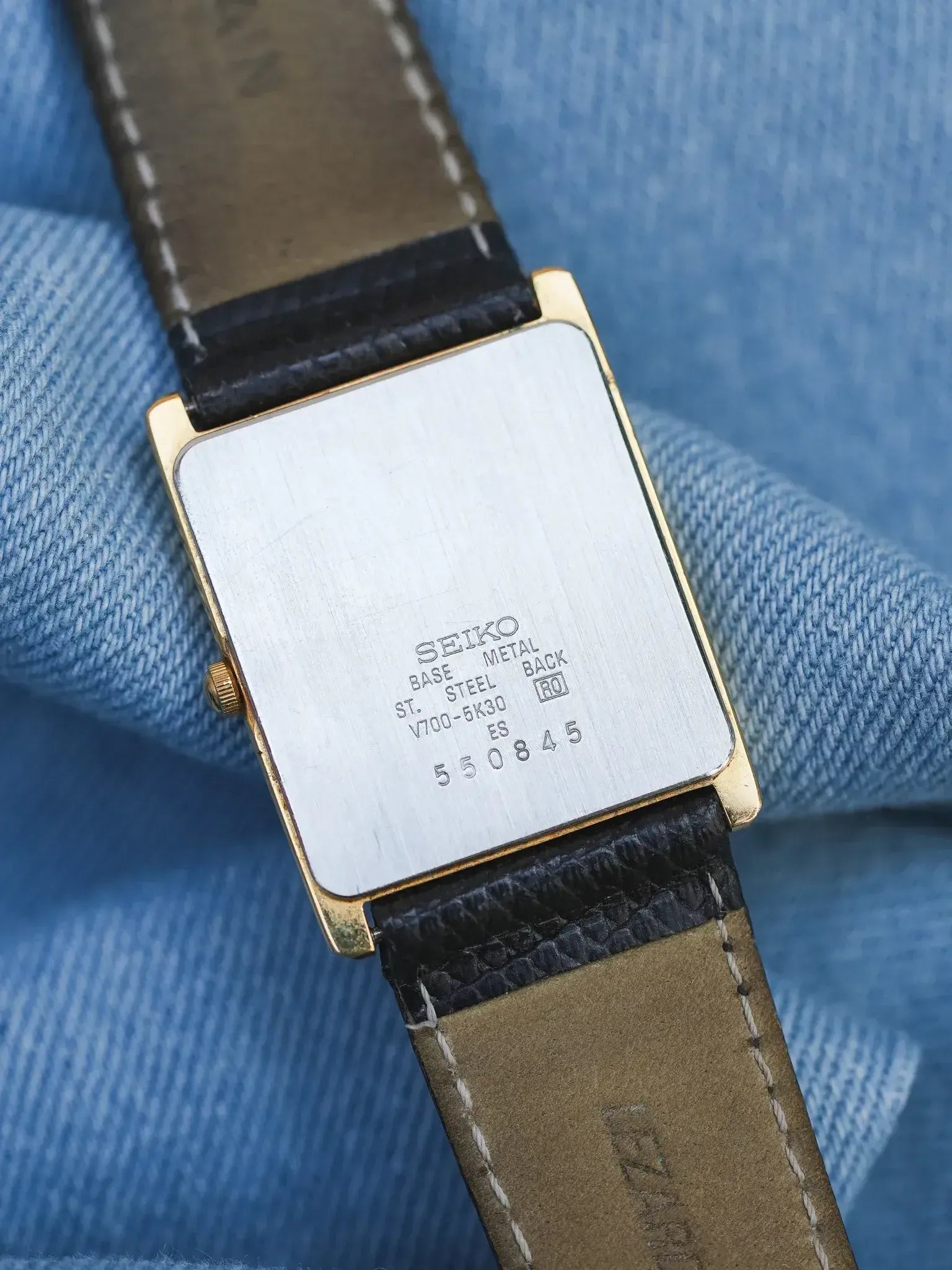 Seiko - Tank Or Cadran Blanc Romain - 1995 - Atelier Victor