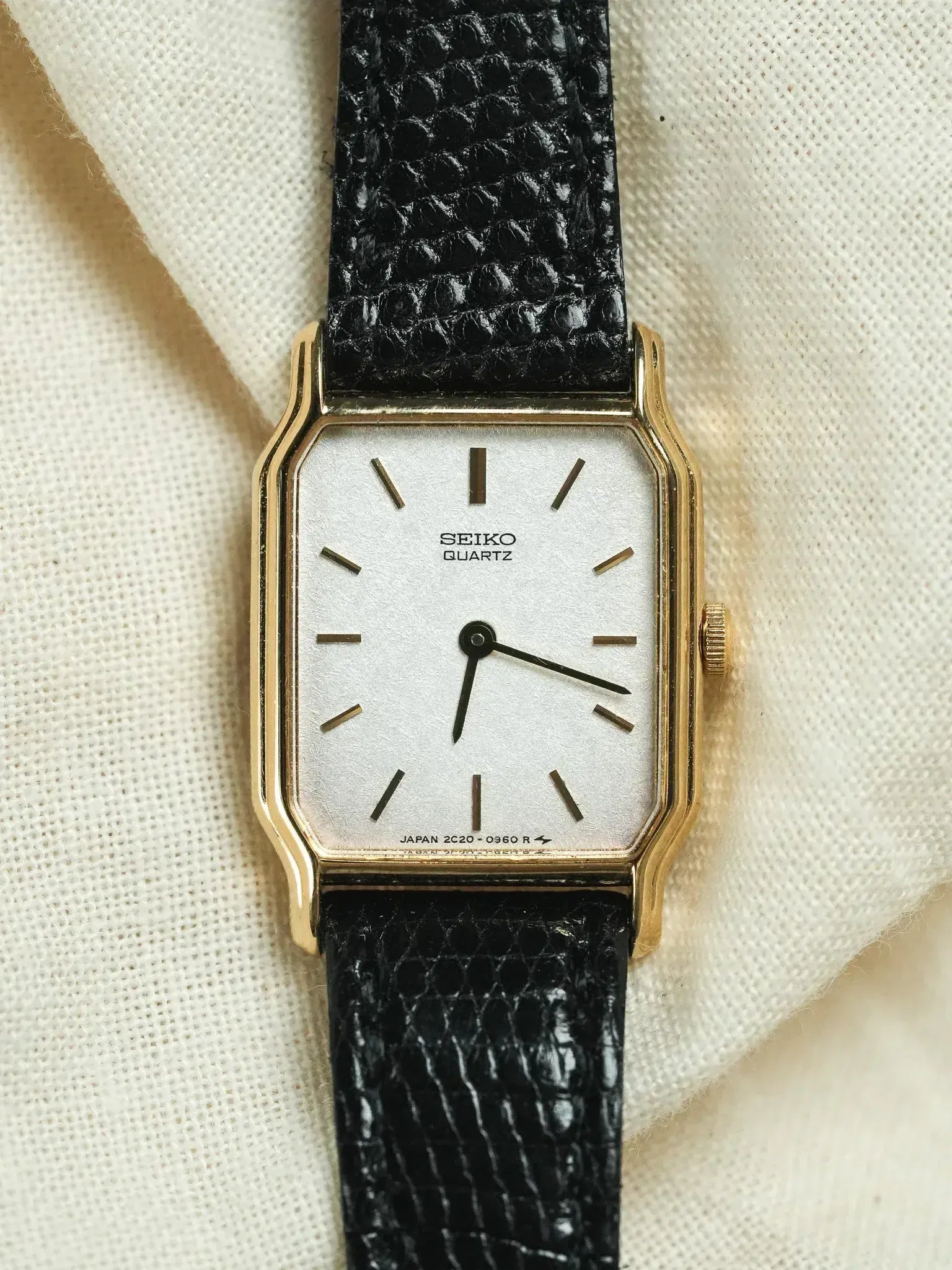 Seiko - Tank Or Cadran dorée - NOS - 1994 - Atelier Victor