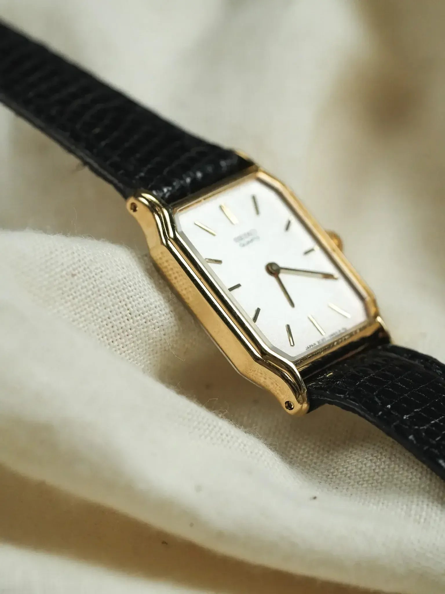 Seiko - Tank Or Cadran dorée - NOS - 1994 - Atelier Victor