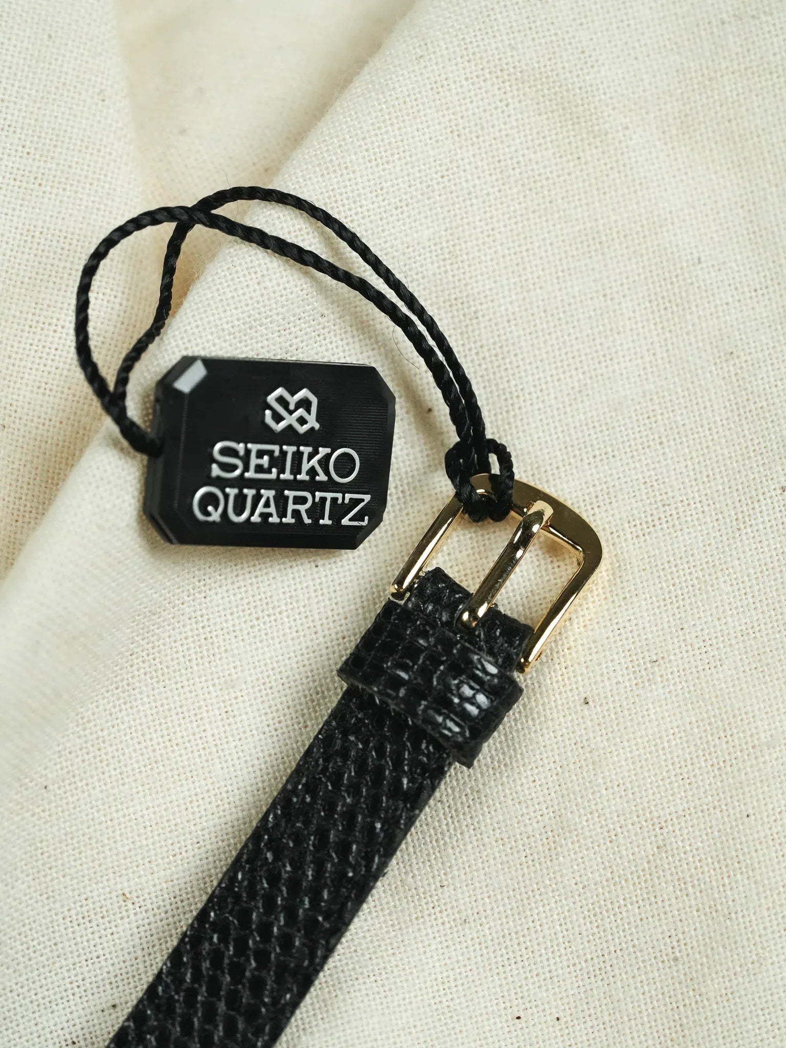 Seiko - Tank Or Cadran dorée - NOS - 1994 - Atelier Victor