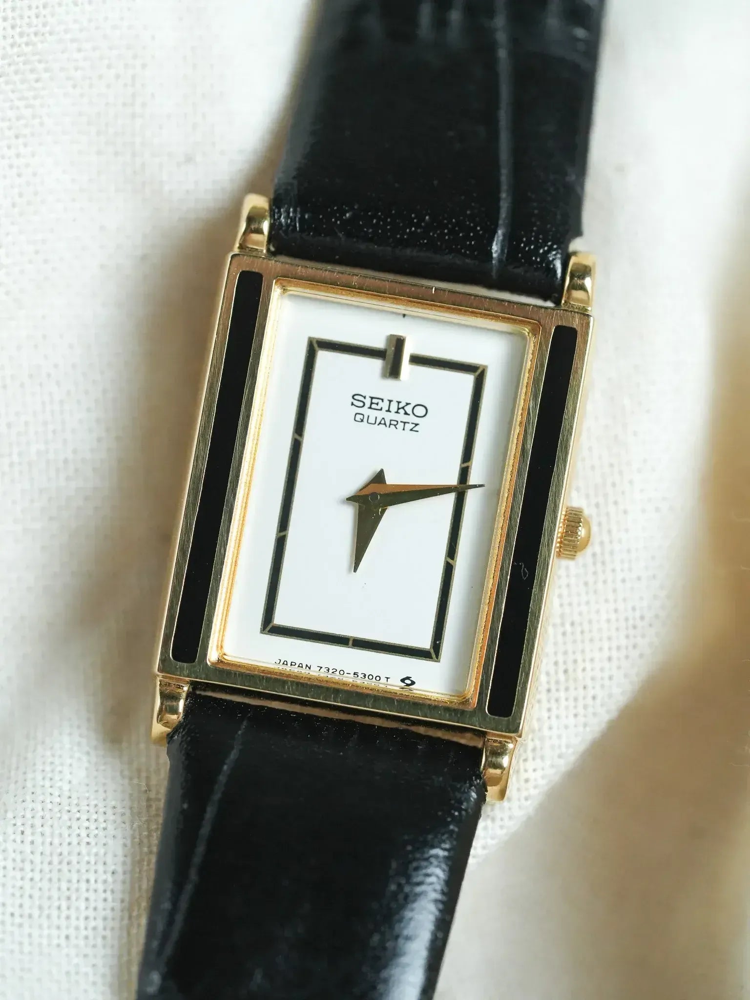 Seiko - Tank Or Laque Noir - 1993 - Atelier Victor