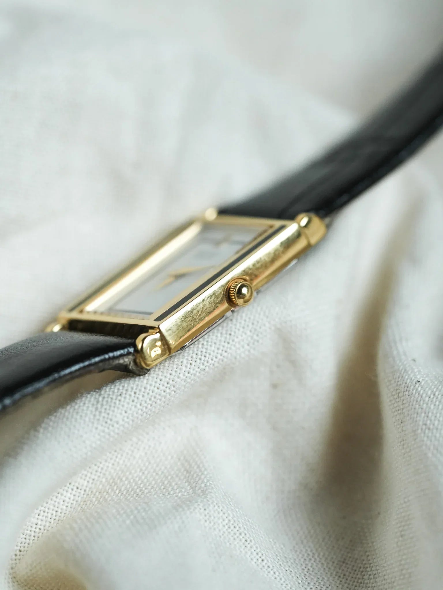 Seiko - Tank Or Laque Noir - 1993 - Atelier Victor