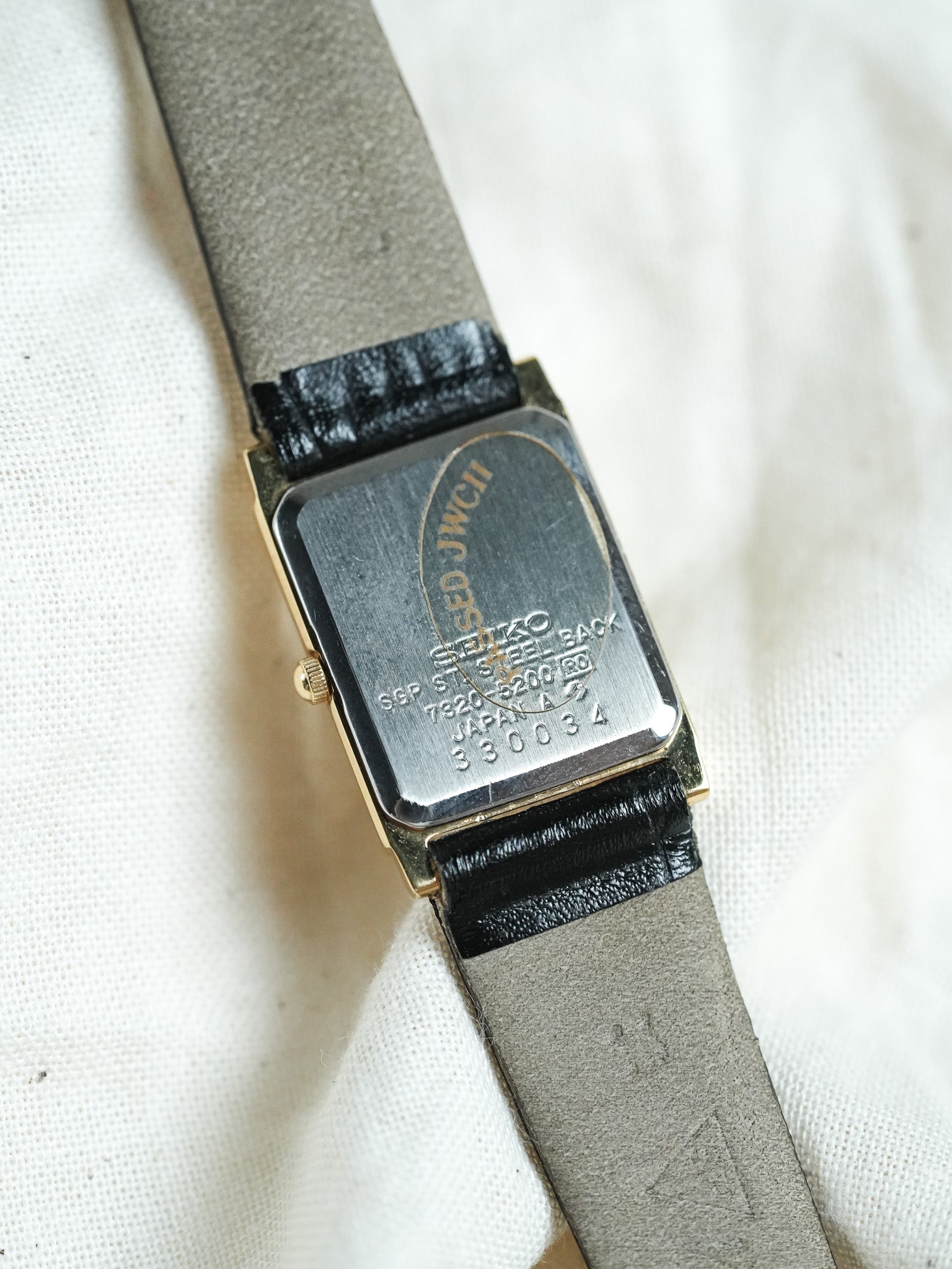 Seiko - Tank Or Laque Noir - 1993 - Atelier Victor - Vintage Shop