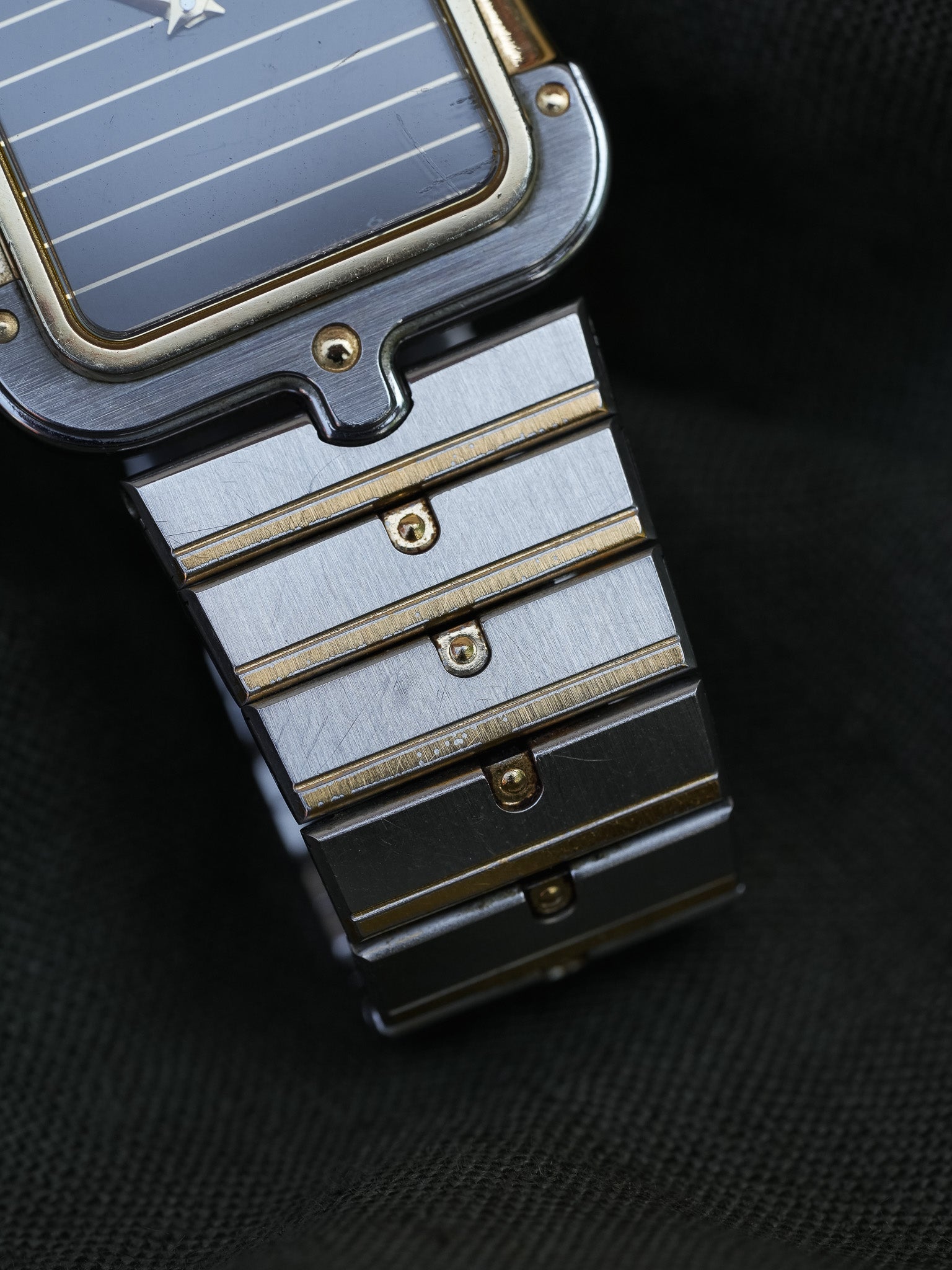 Seiko - Tank Special Acier Or Bracelet acier - Boite - 1983 - Atelier Victor - Vintage Shop