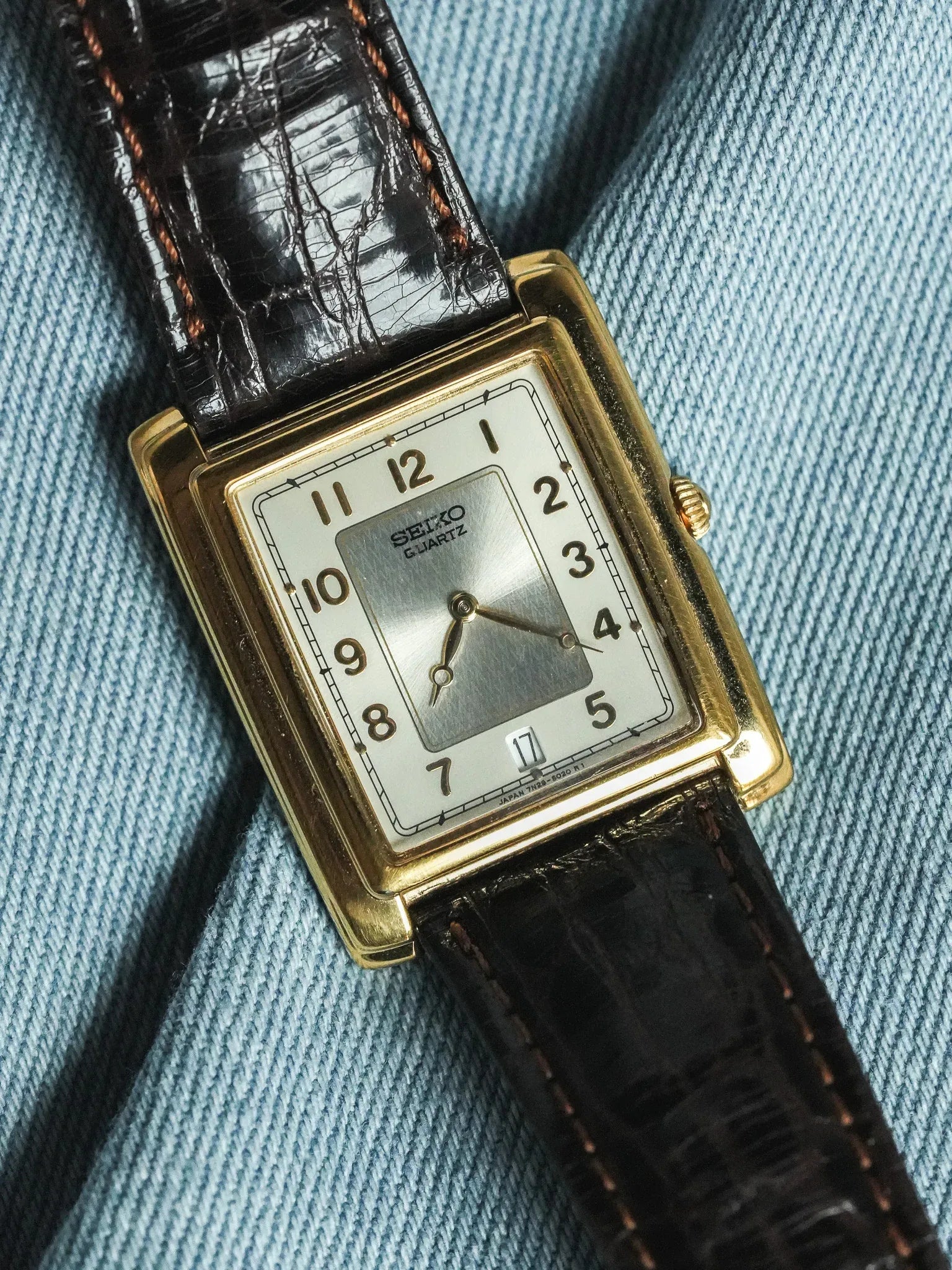 Seiko - Tank Stepcase OR date 6h - 2001 - Atelier Victor