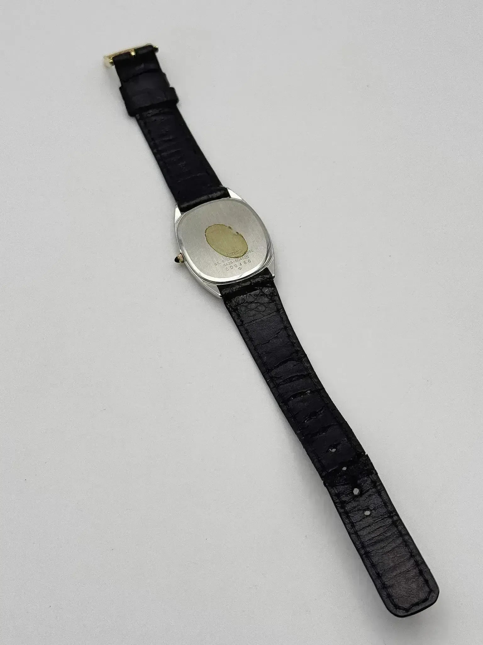 Seiko - Tonneau Acier Or Romain Cabochon - 1980s - Atelier Victor
