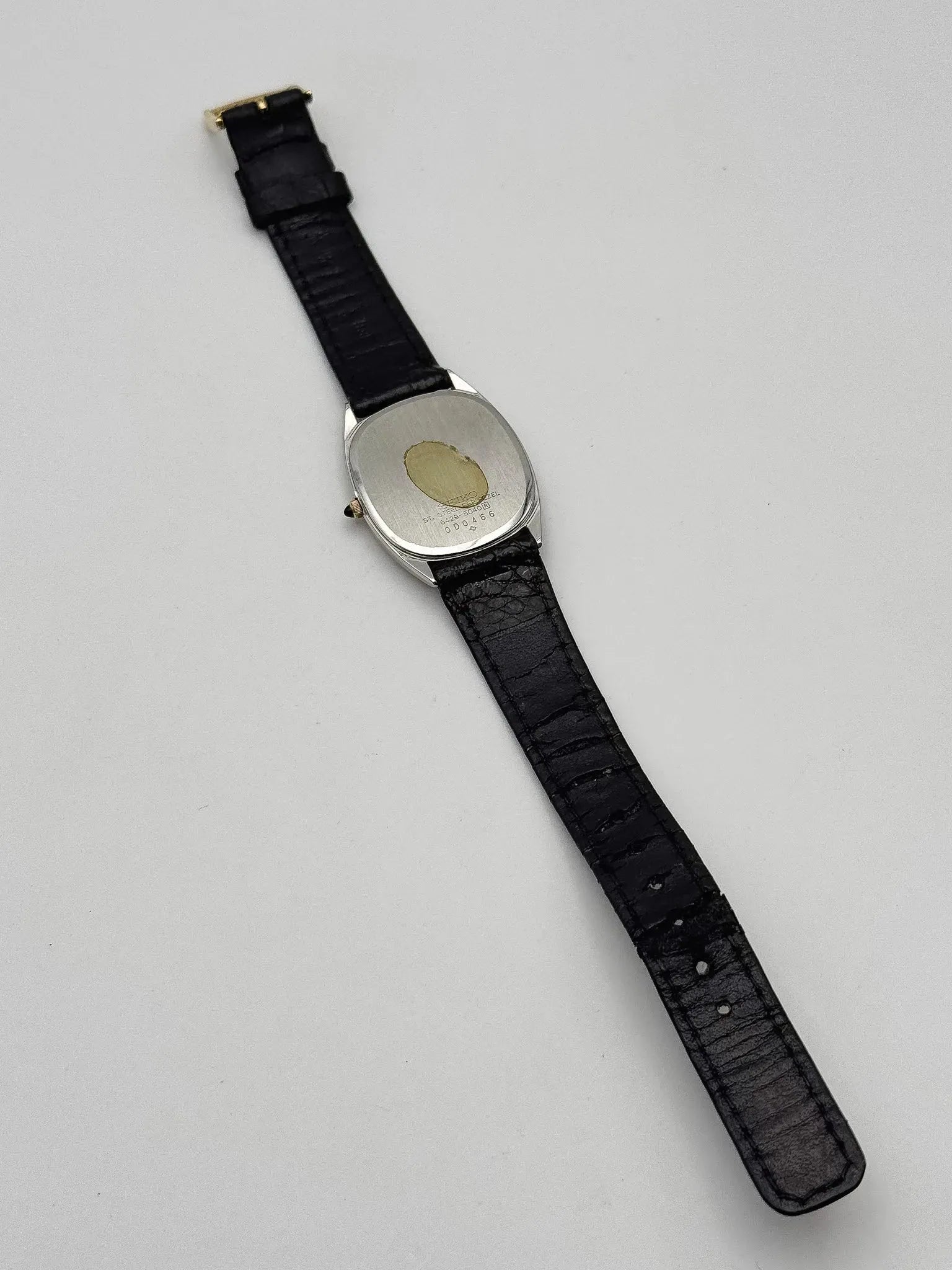 Seiko - Tonneau Acier Or Romain Cabochon - 1980s - Atelier Victor Paris - Vintage Watch Shop Dubai