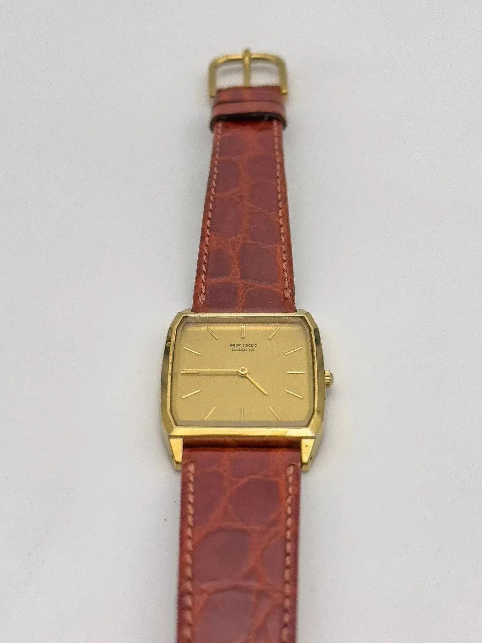 Seiko - Tonneau Gold Dress Watch - 1995 - Atelier Victor Paris - Vintage Watch Shop Dubai