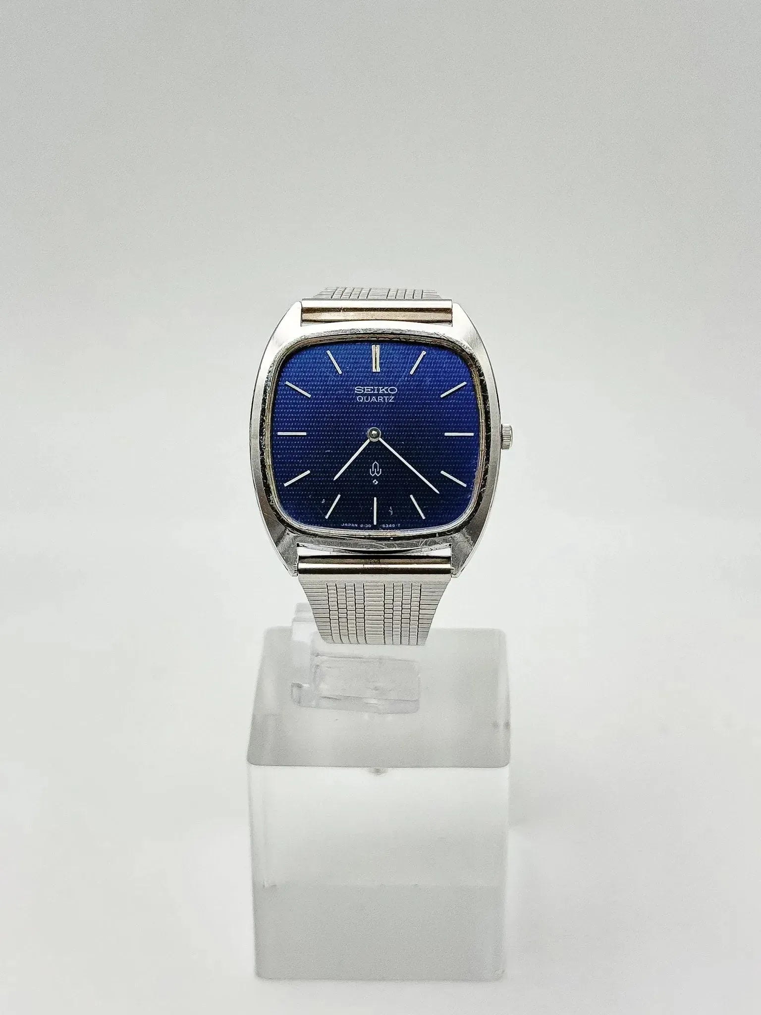 Seiko - Tonneau Nid d'Abeille Bleu - 1976 - Atelier Victor