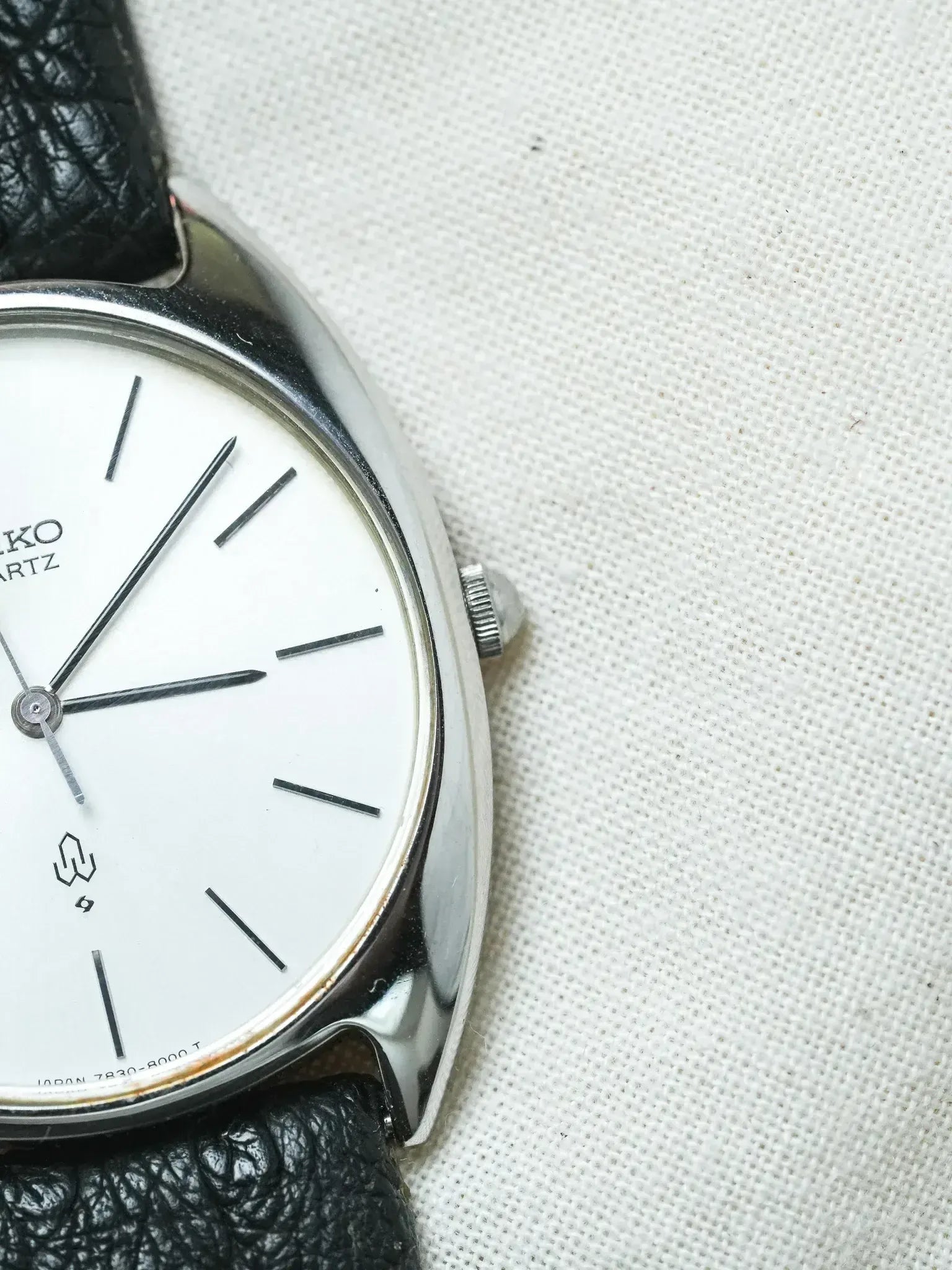 Seiko - Tonneau Quartz Acier Patine - NOS - 1988 - Atelier Victor