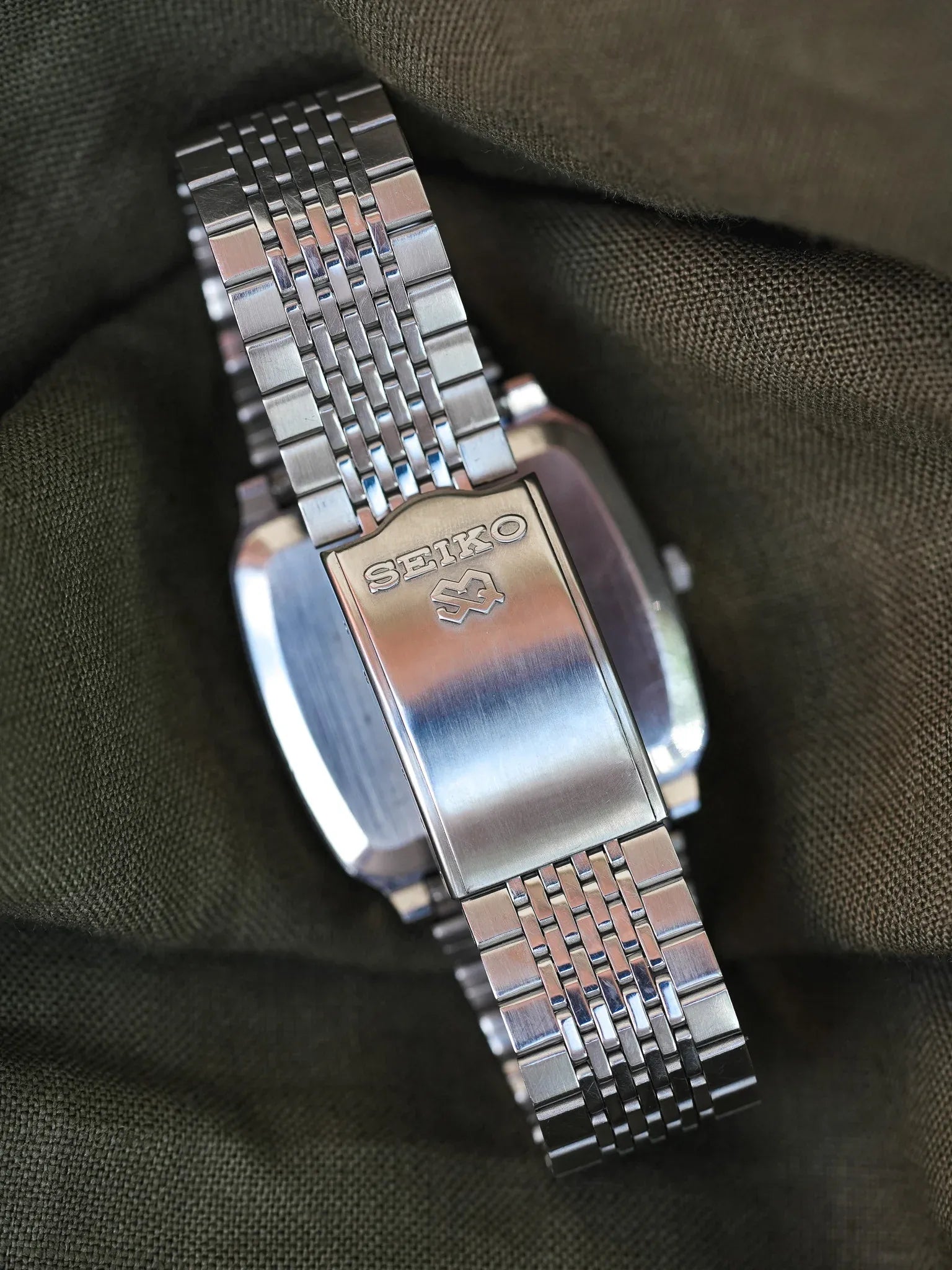 Seiko - TV Acier cadran noir daydate - 1978 - Atelier Victor