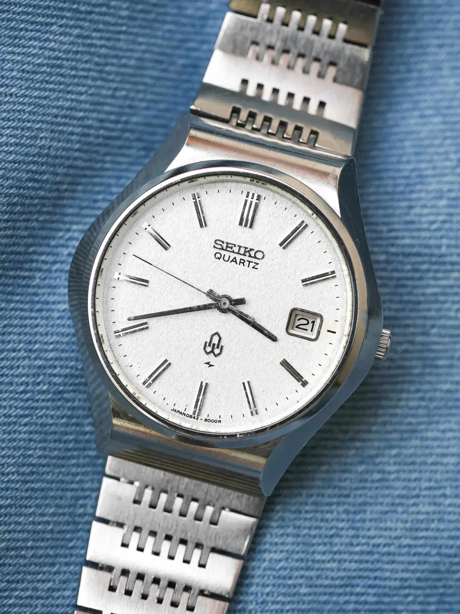 Seiko - Type 2 Argent sablé date - 1975 - Atelier Victor