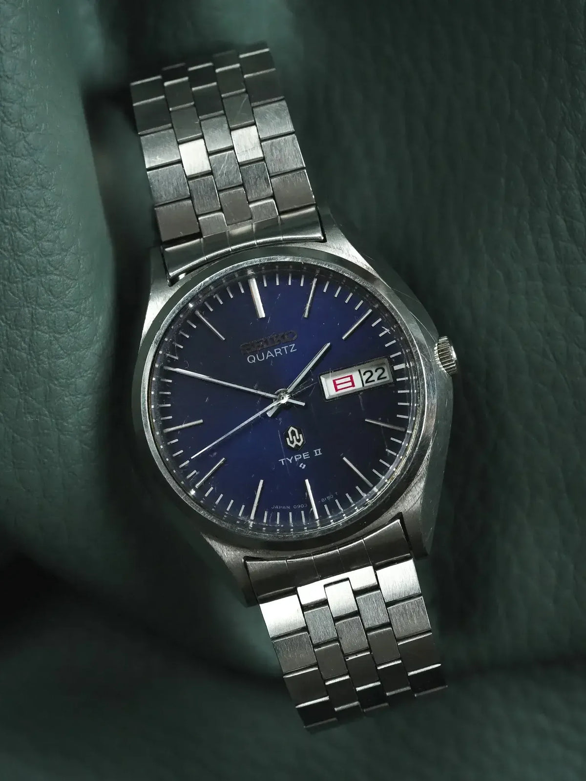 SEIKO QUARTZ TYPE II 0903-6000 DAY/DATE VINTAGE MEN