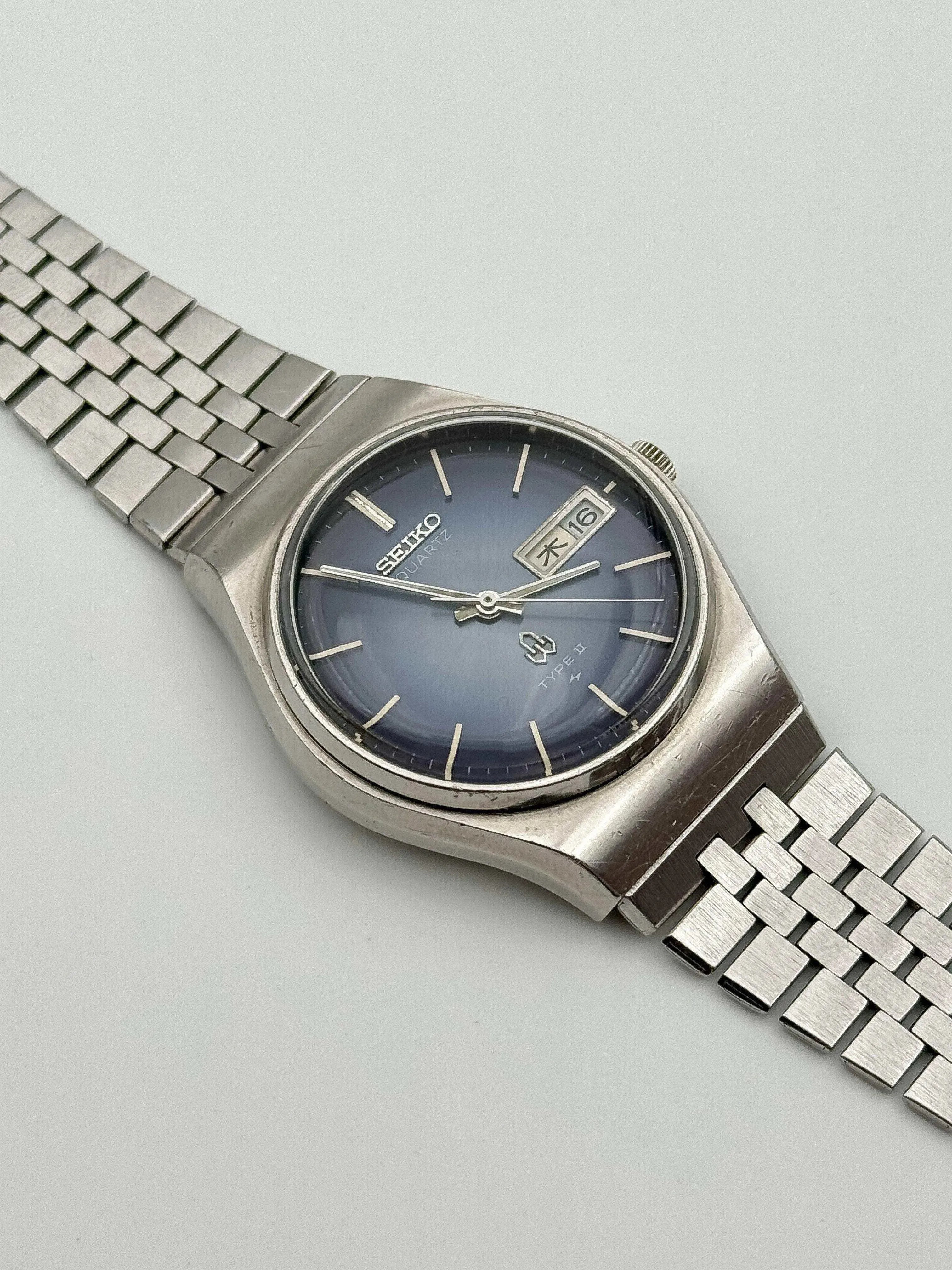 Seiko - Type II Blue Daydate Kanji Acier - 1978 - Atelier Victor - Vintage Shop