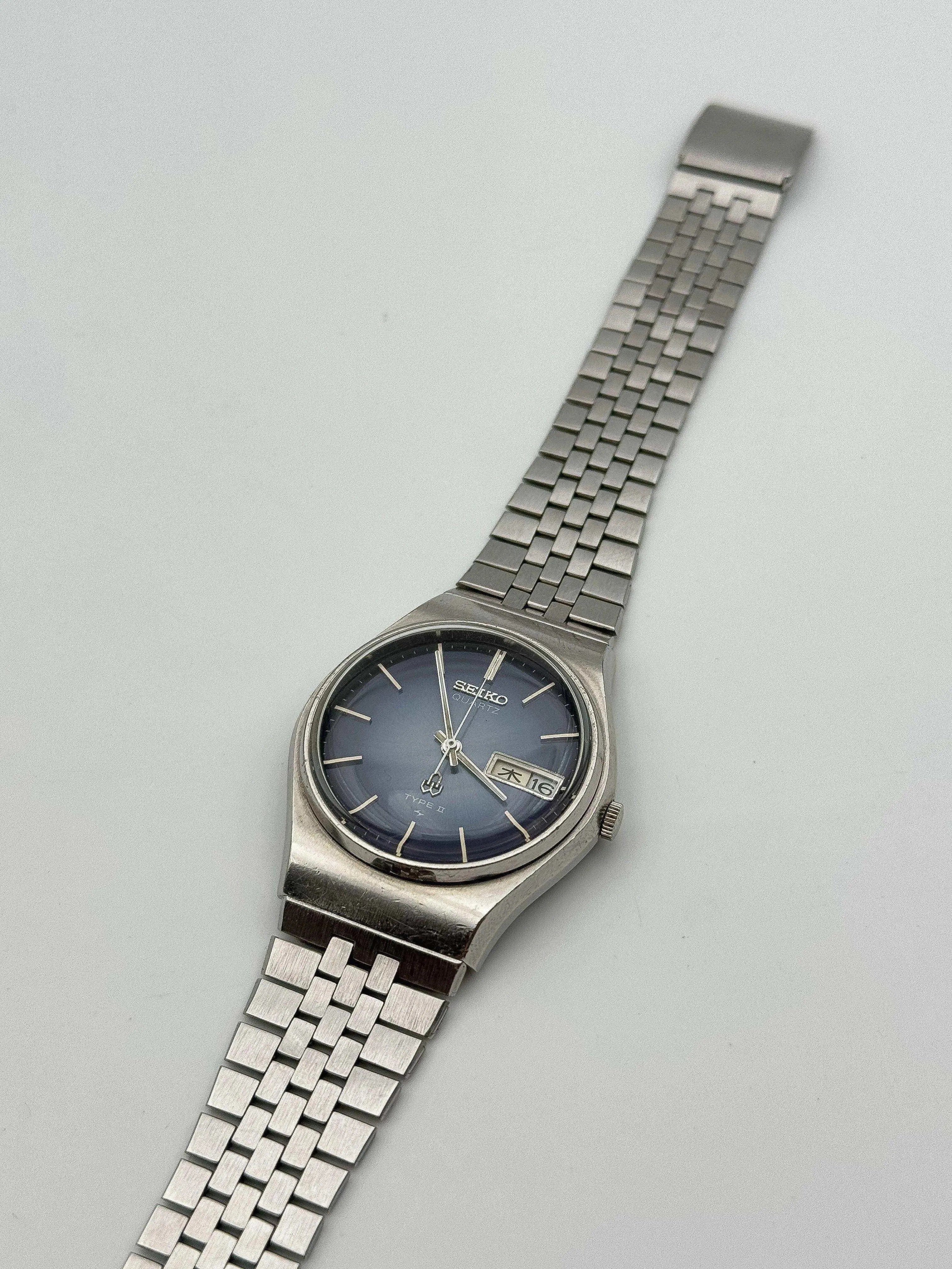 Seiko - Type II Blue Daydate Kanji Acier - 1978 - Atelier Victor - Vintage Shop