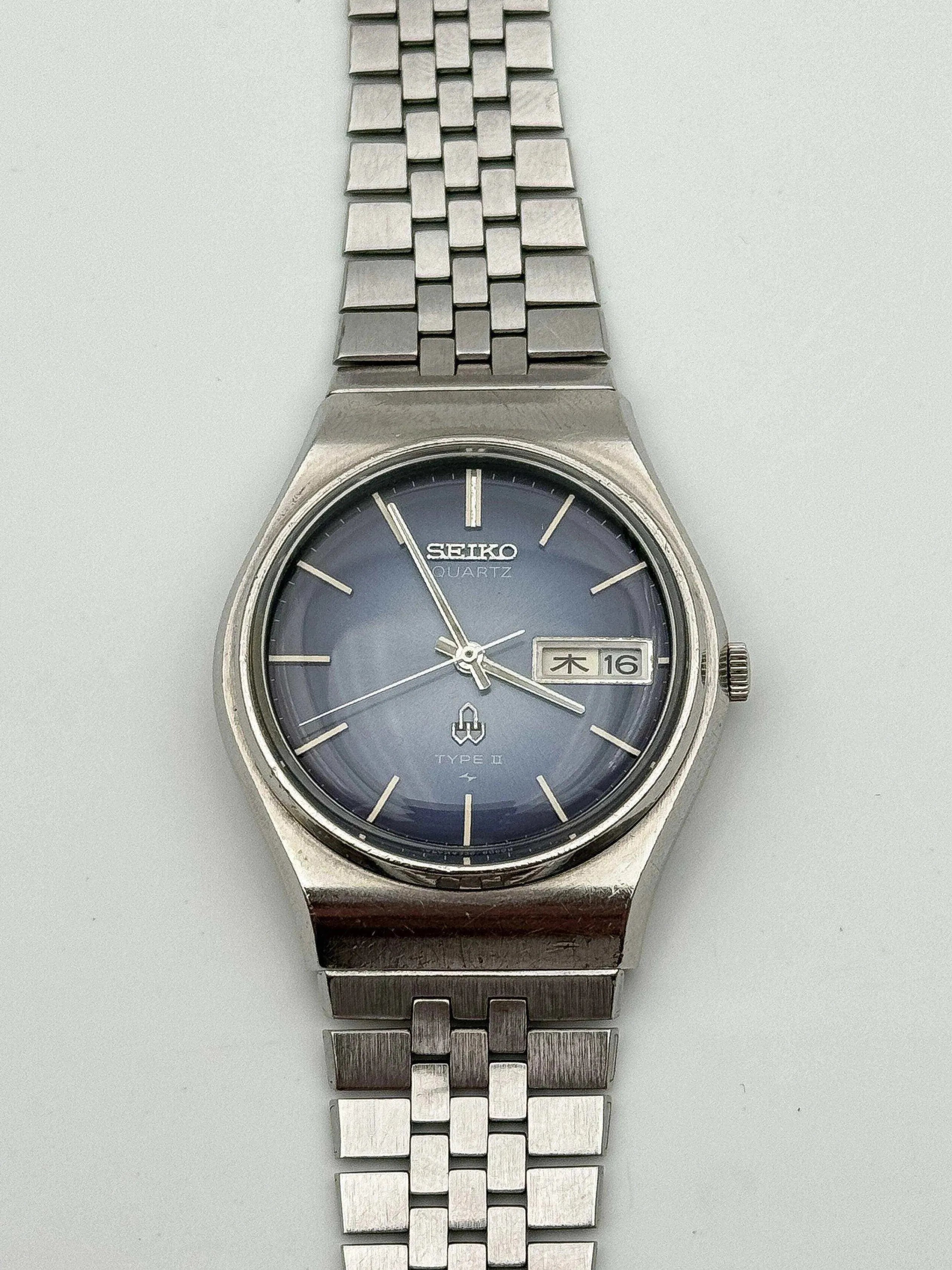 Seiko - Type II Blue Daydate Kanji Acier - 1978 - Atelier Victor - Vintage Shop